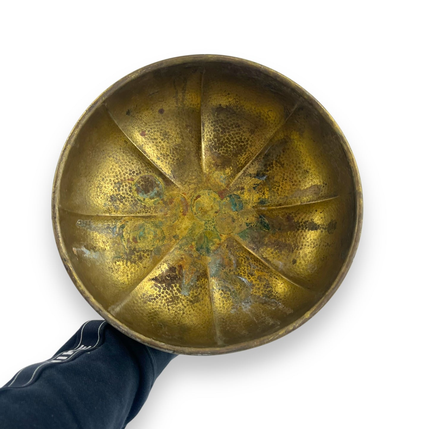 Hammered Brass Pedestal Bowl – Ackmans Ltd, Fitzroy Melbourne