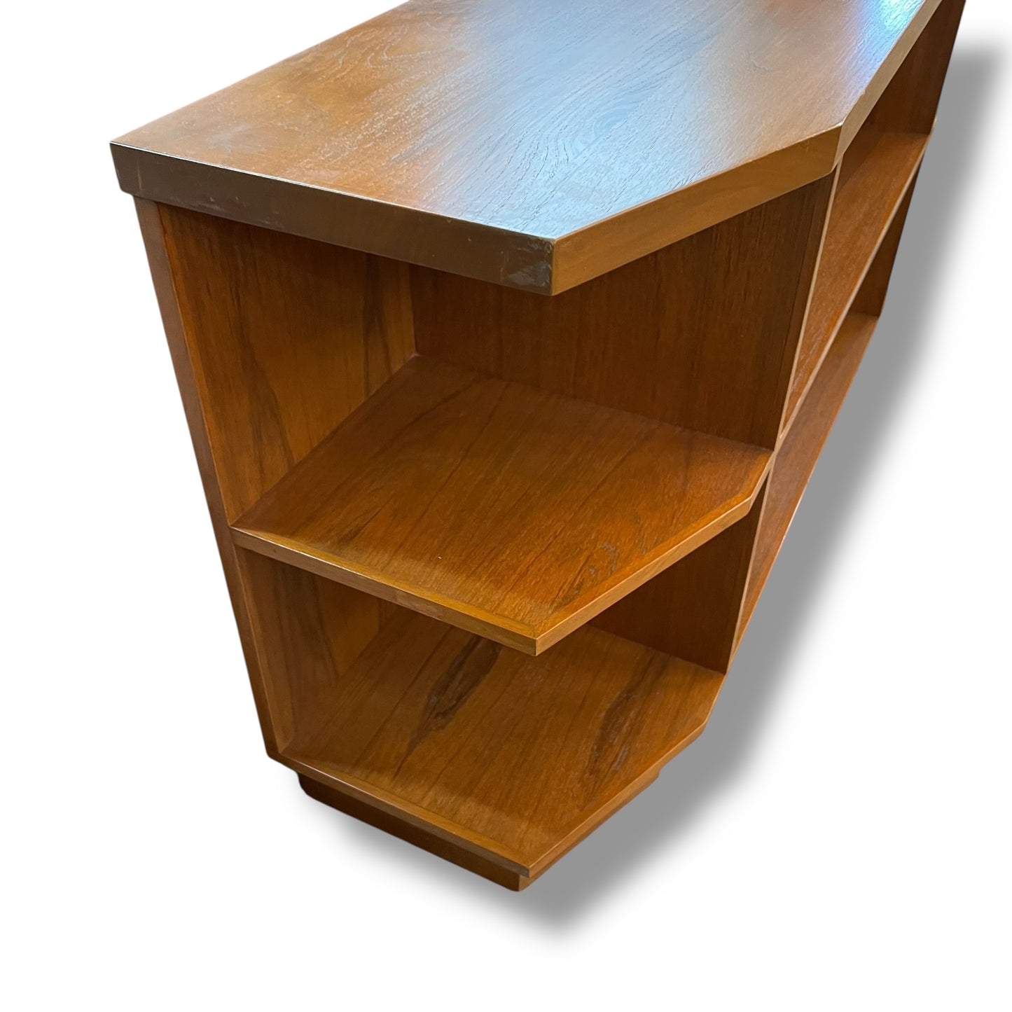 Teak Display & Storage Unit – Open Shelf Sideboard