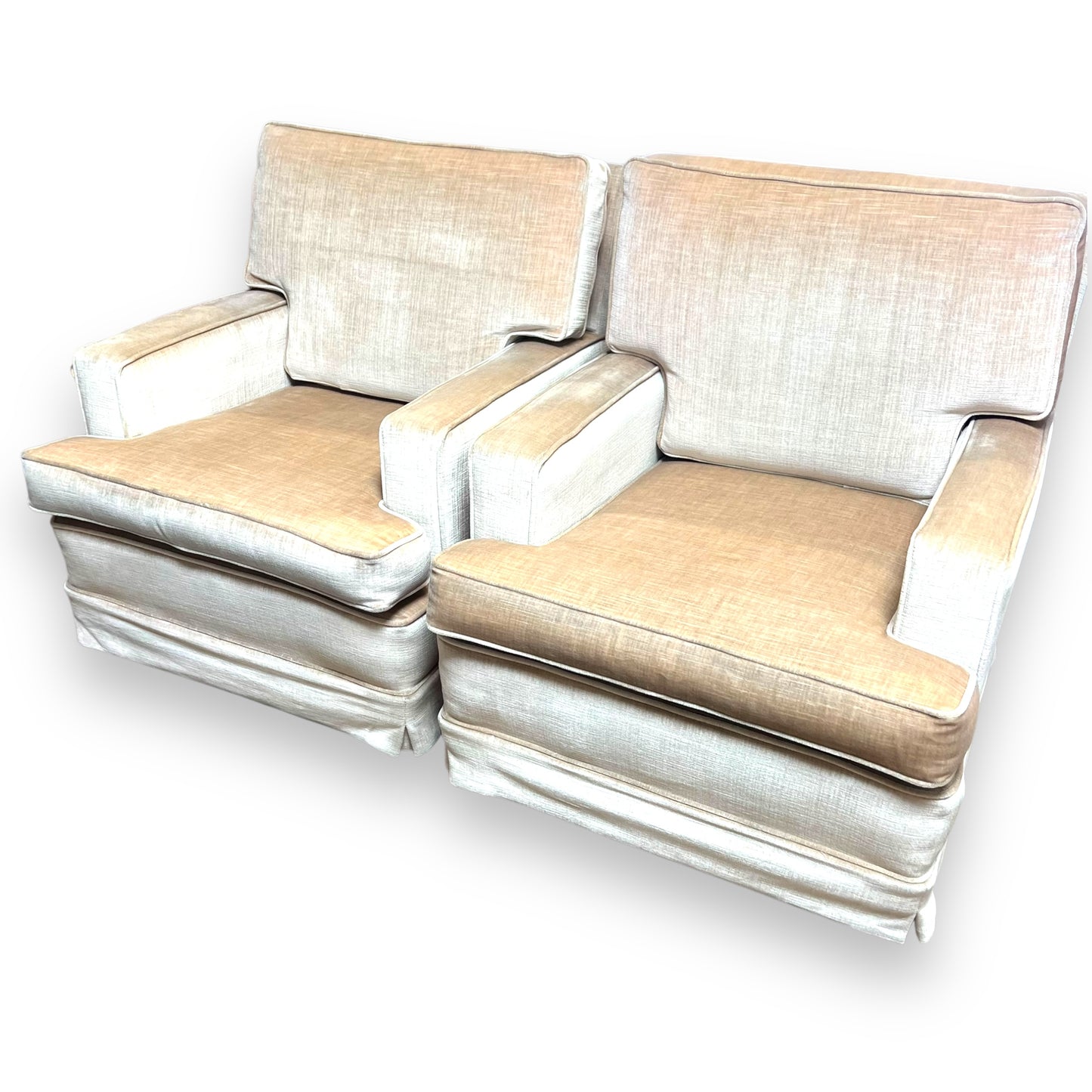 Cream single lounge chair