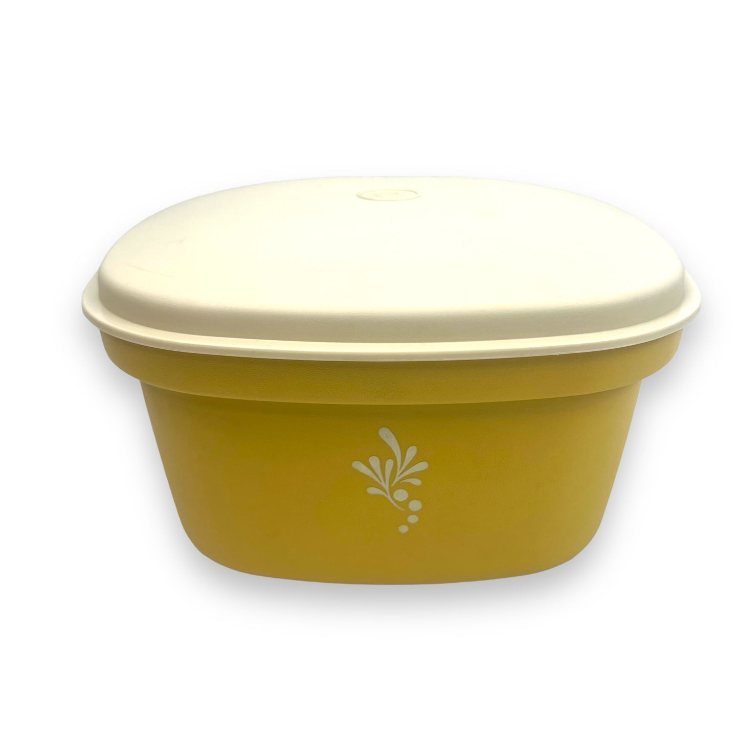 Tupperware Harvest Gold Microwave steamer container