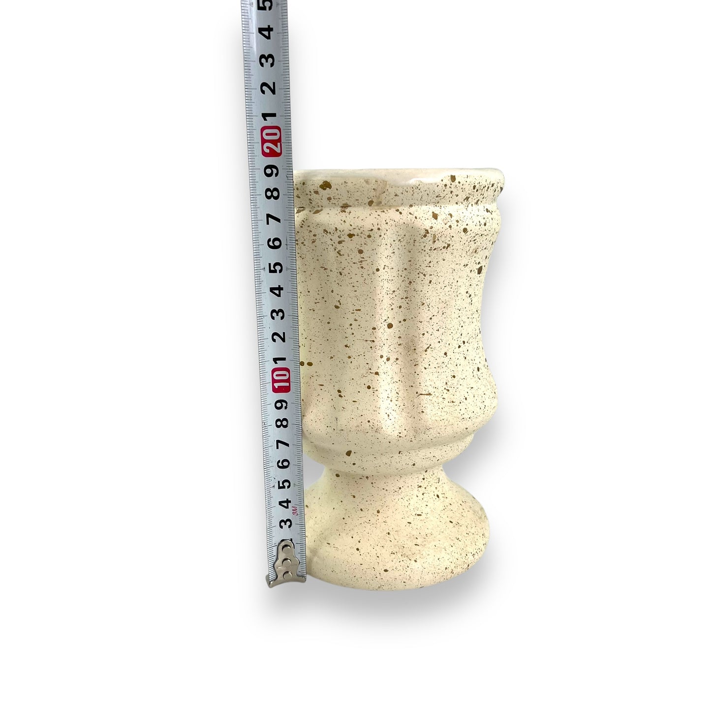 Paisley Pottery Cream gold speckled vase