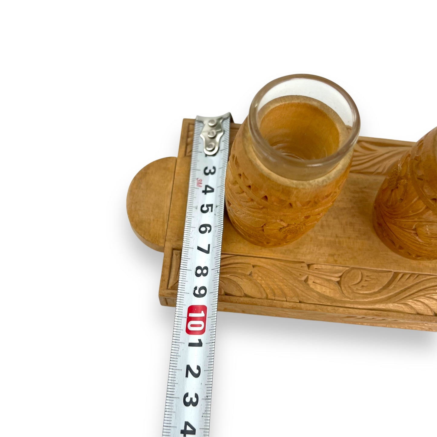 Vintage Handmade Wood Advent Candle Wreath