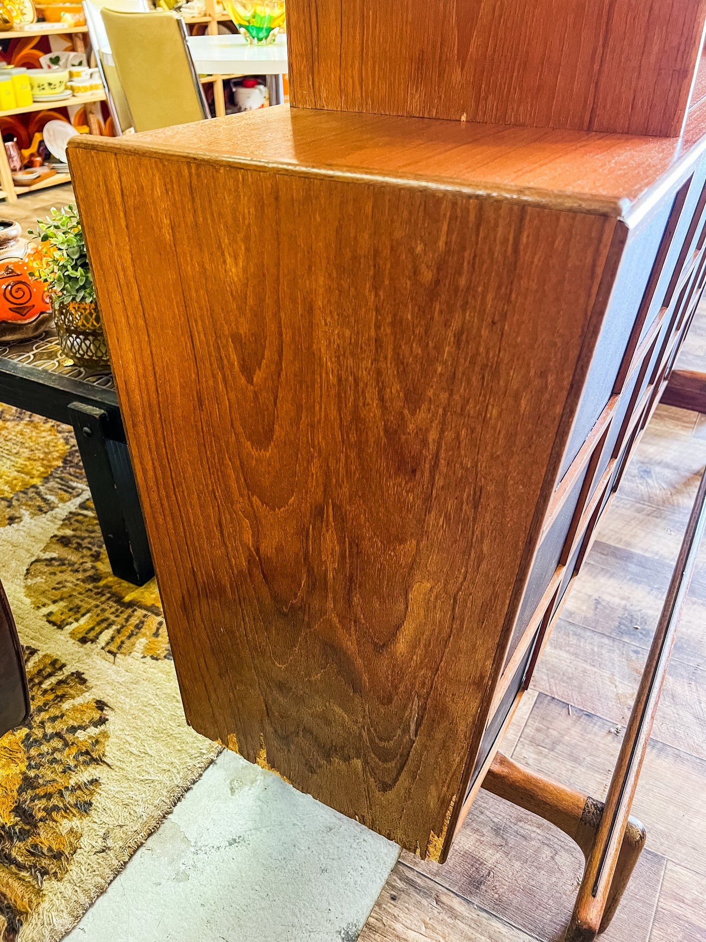 Noblett Bar Cabinet – Made in Australia – Retro Black Grid Front