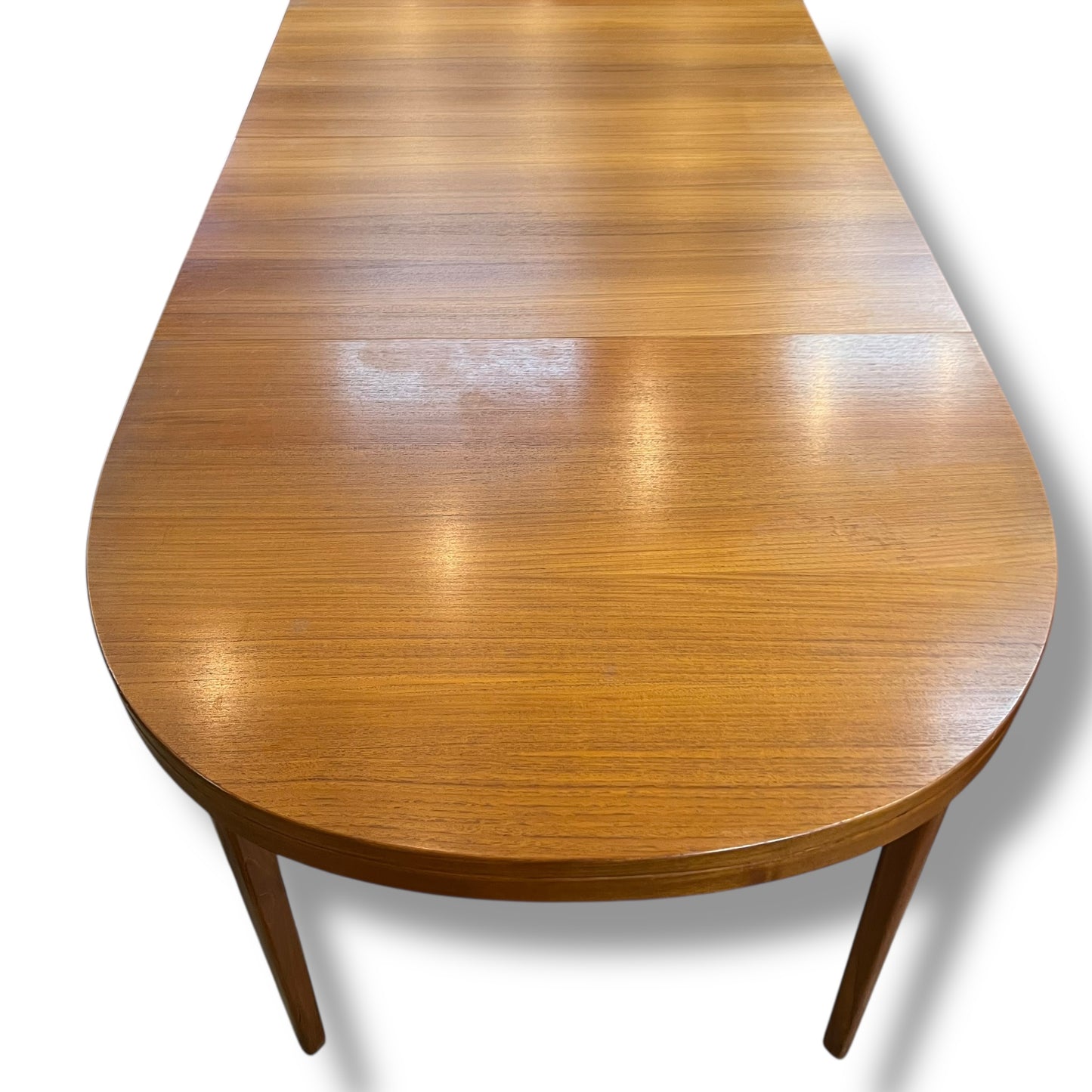 Mid-Century Swedish Teak Extension Dining Table by Skaraborgs Möbelindustri, Tibro