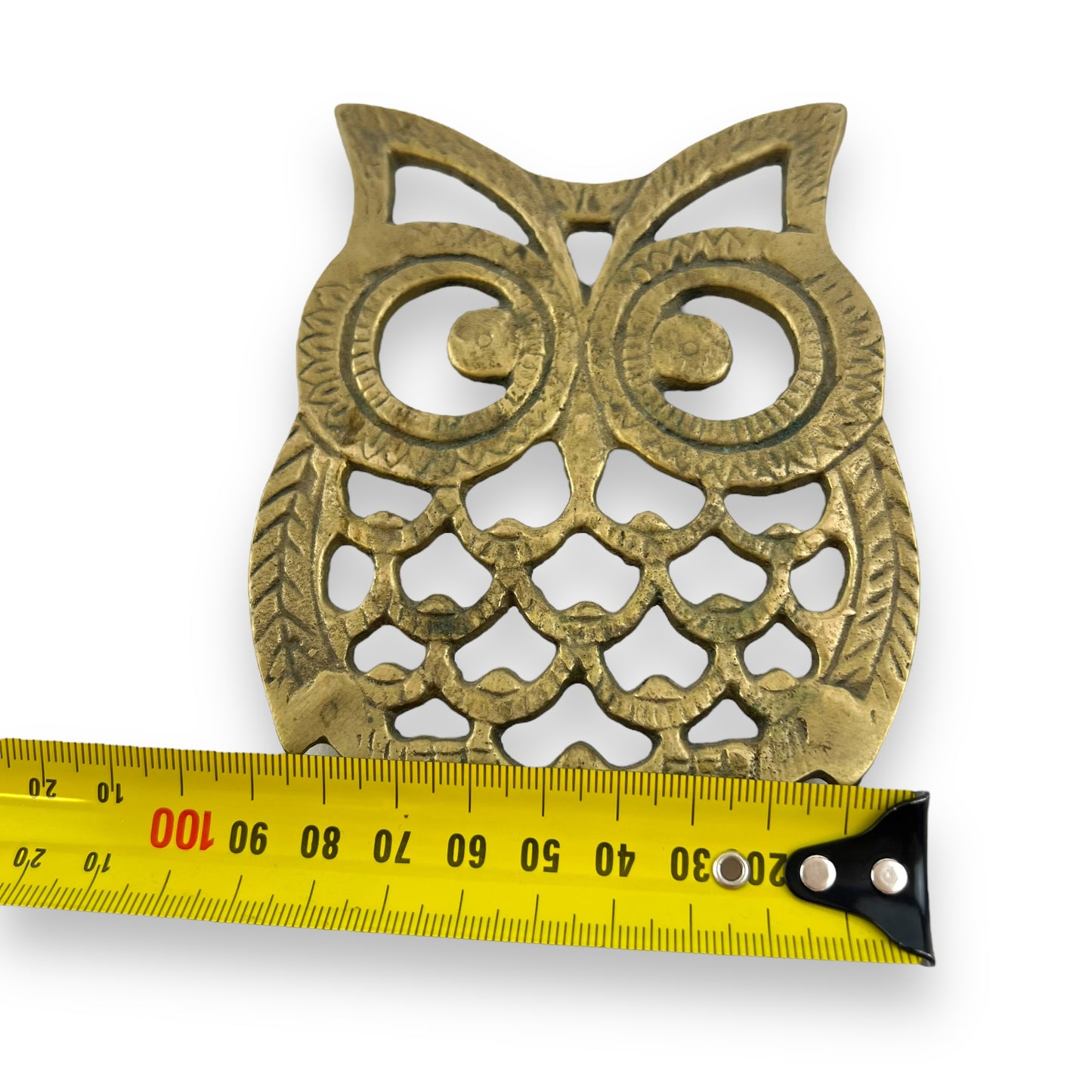 Brass Owl Trivet