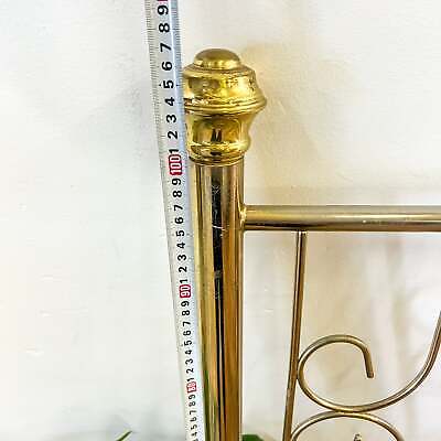 Vintage Gold Metal Single Bedhead