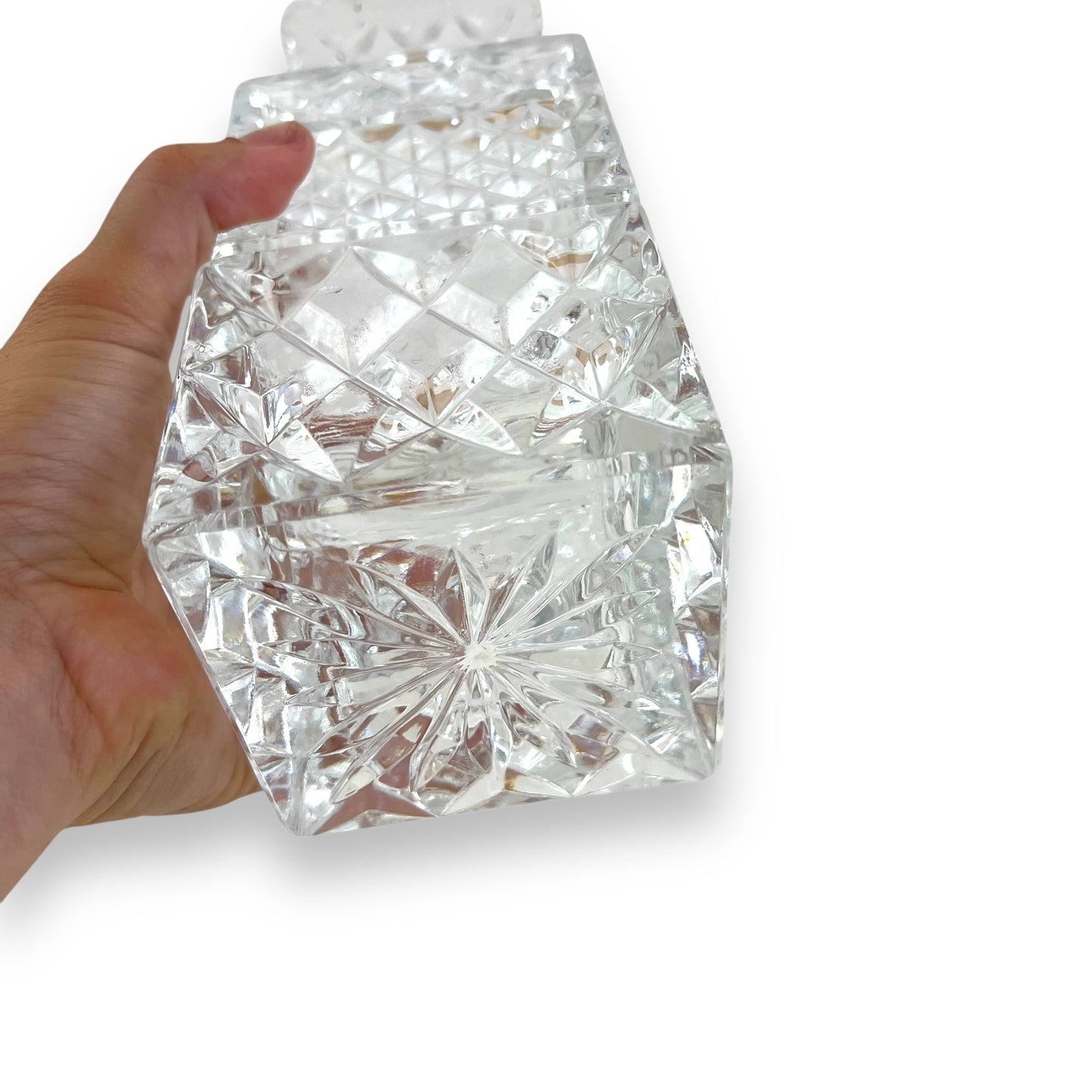 Heavy Crystal whiskey decanter