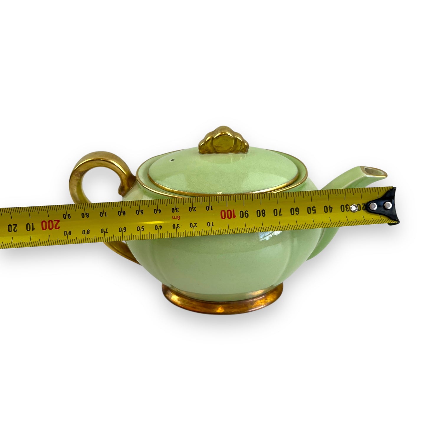 Corningware Green & Gold Teapot