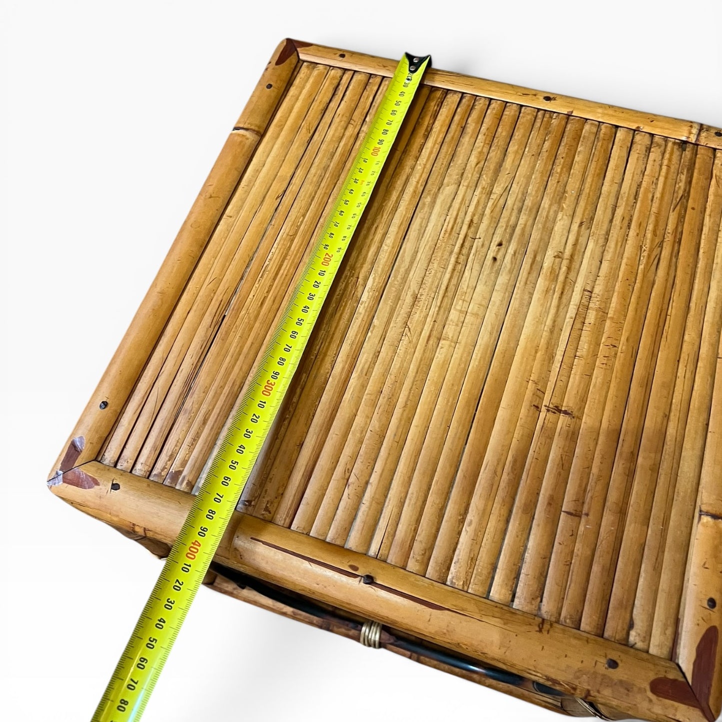 Bamboo & Rattan Side Table