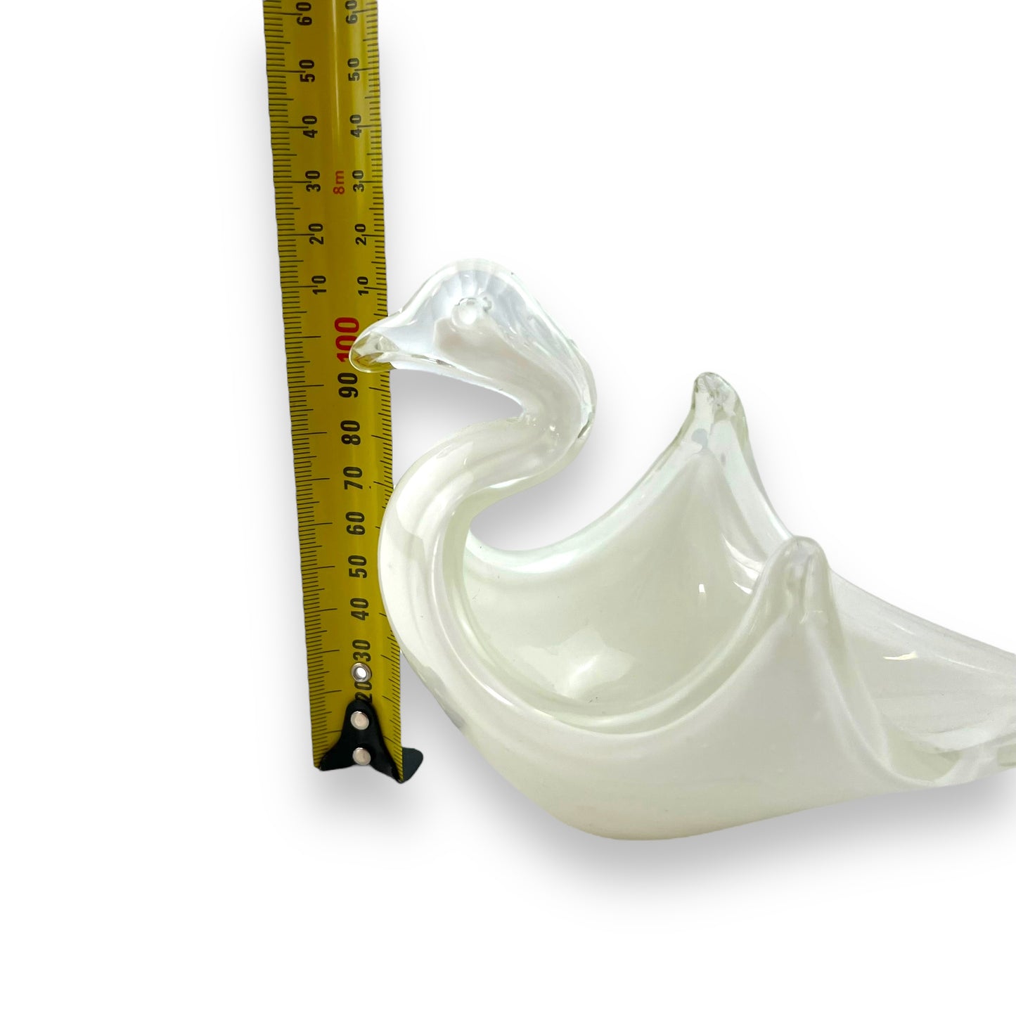 Opaline Glass Swan Dish