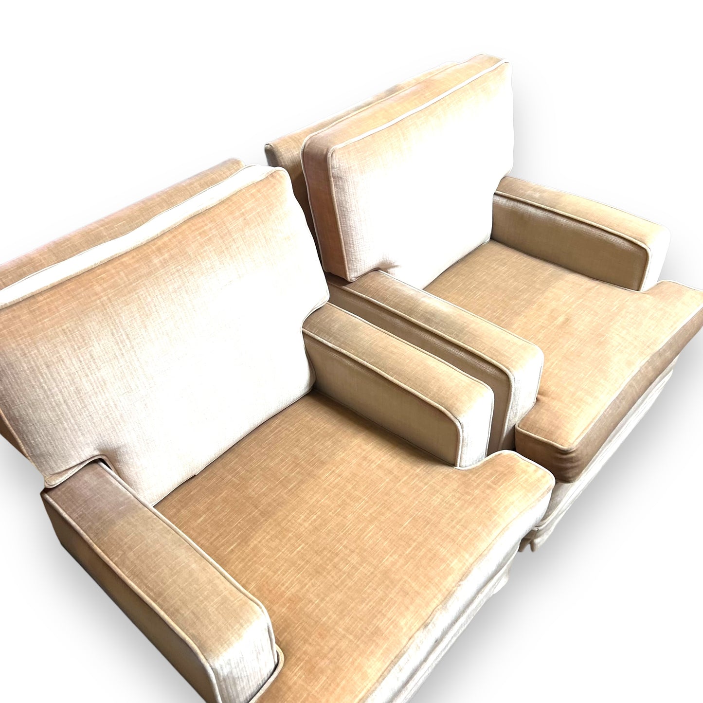 Cream single lounge chair