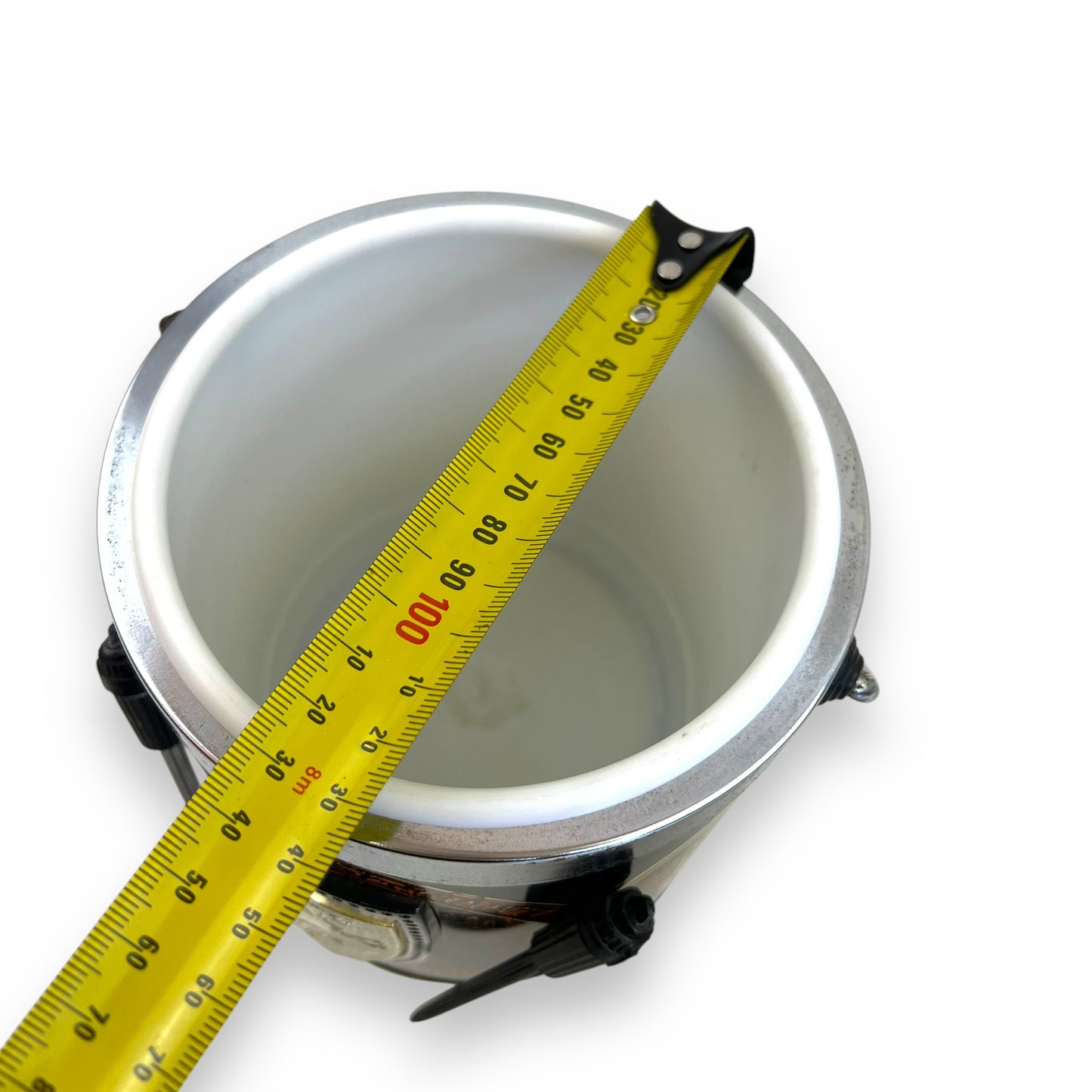 Ice Bucket with Heraldic Shield & Ornate Handle