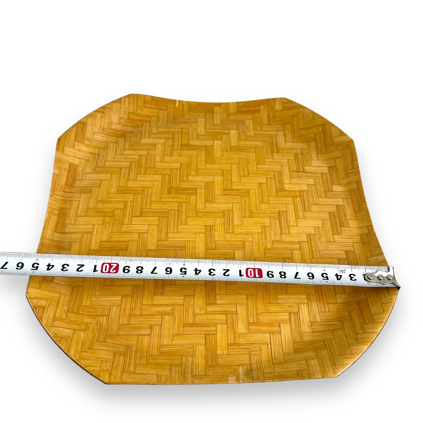 Bamboo weave plate