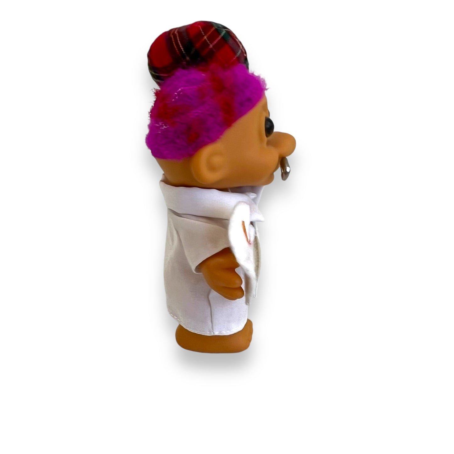 Artist Troll Doll in Paint shirt with hat and paint board