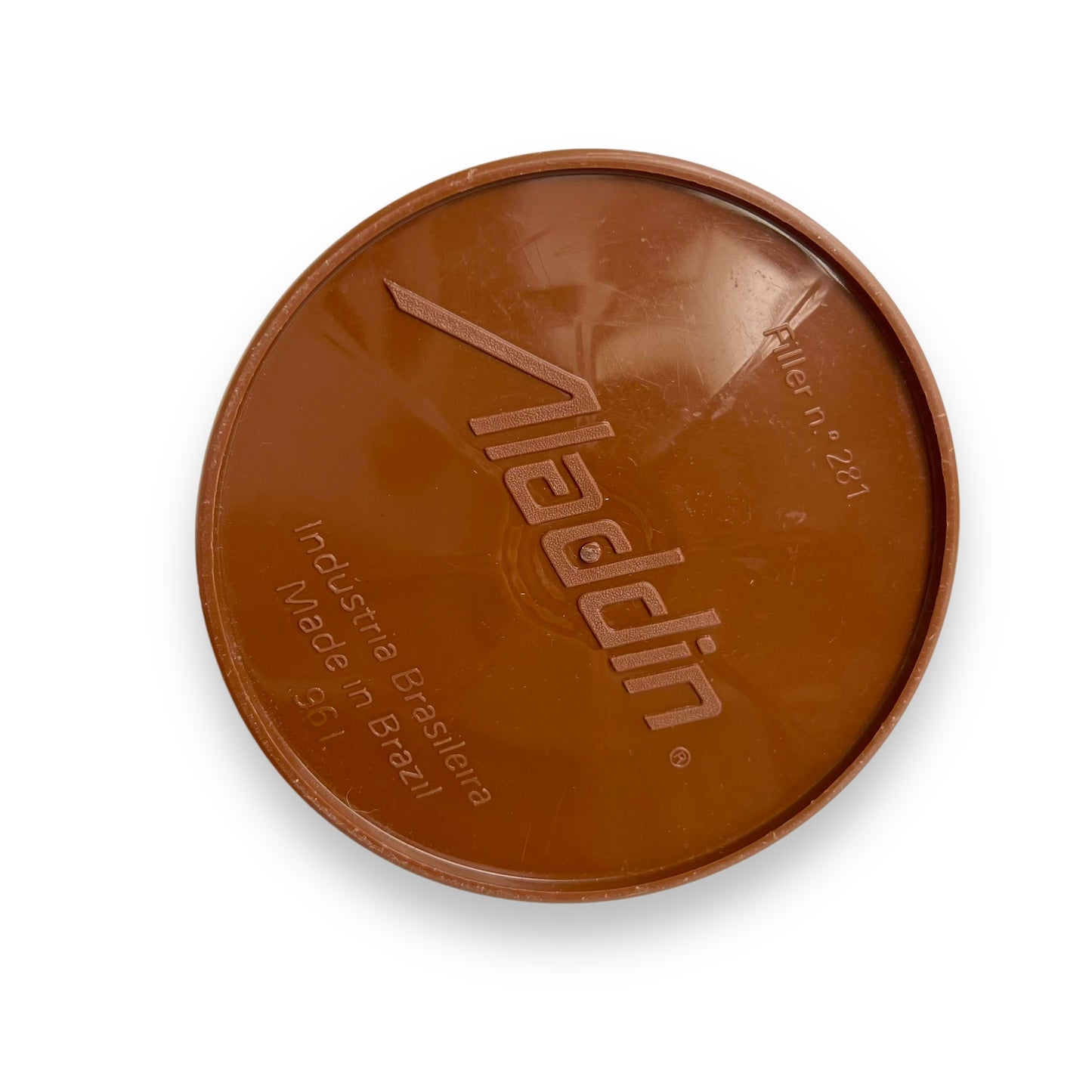 Aladdin Brown Plastic Thermos Vaccum Bottle