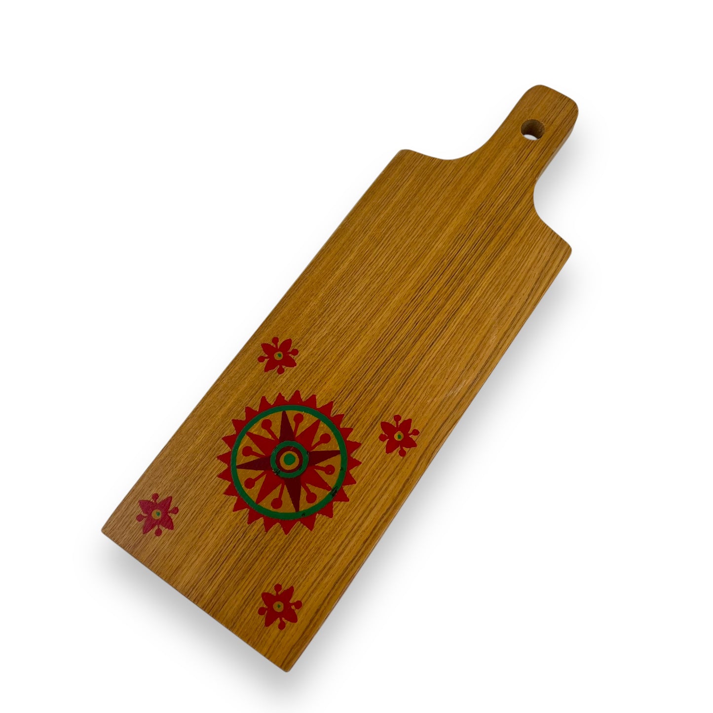Hand-Painted Wooden Serving Board