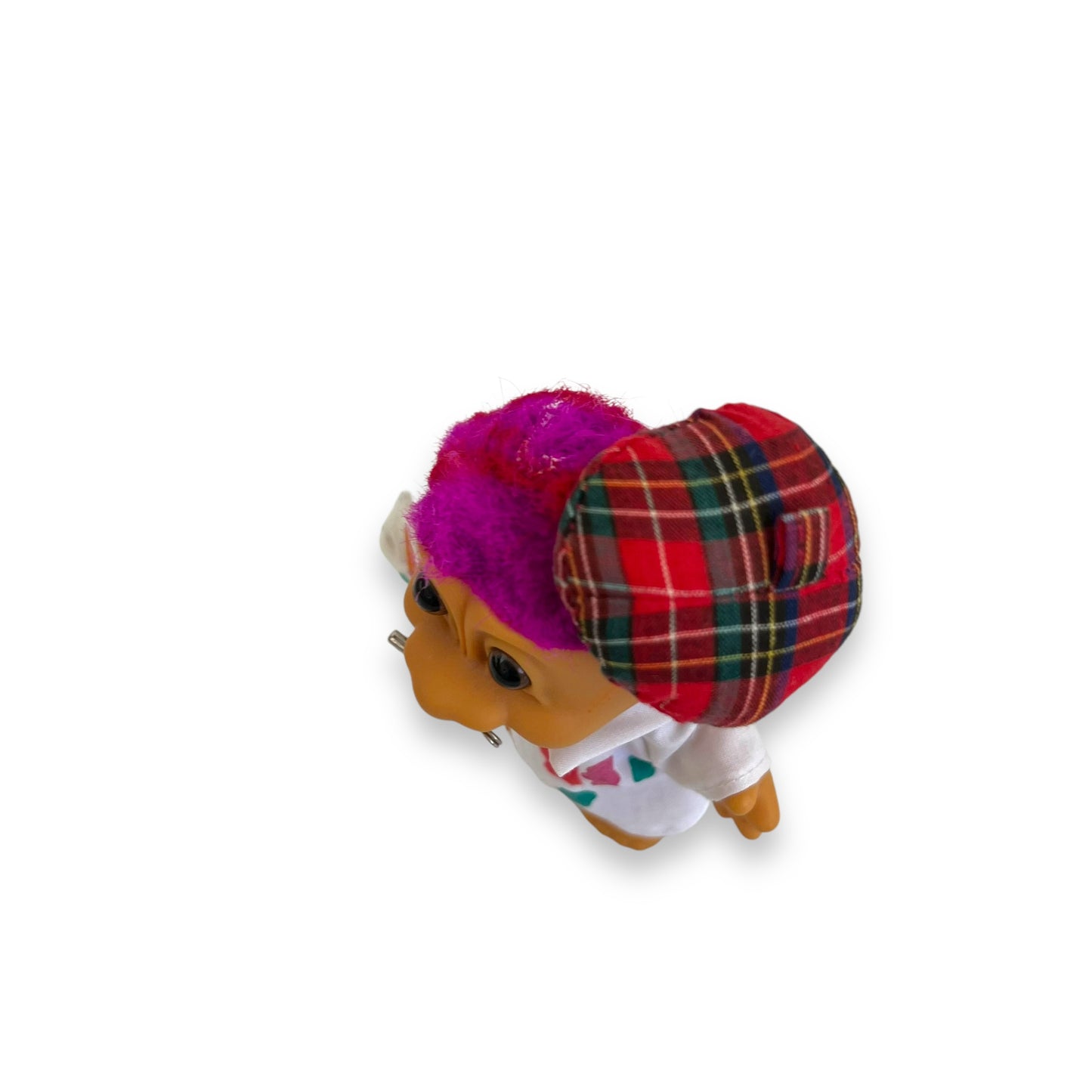 Artist Troll Doll in Paint shirt with hat and paint board