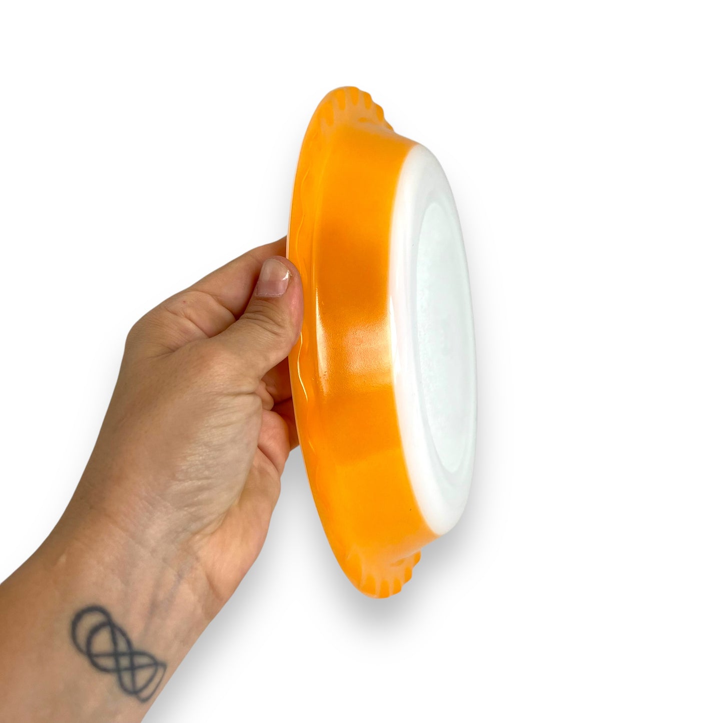 Orange Crown Ovenware Pie Baking Dish