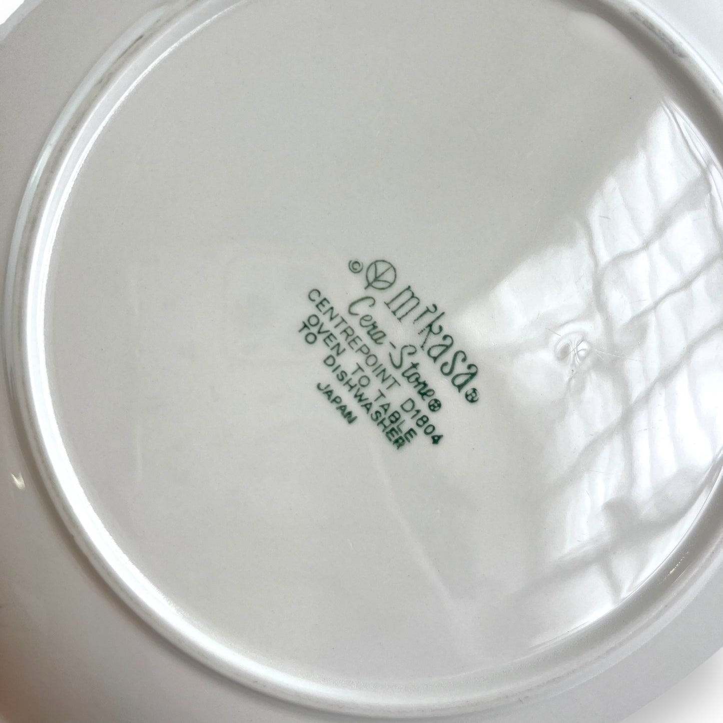 Mikasa Cera-Stone Dinner Plates - Centre Point D804 - Set of 2
