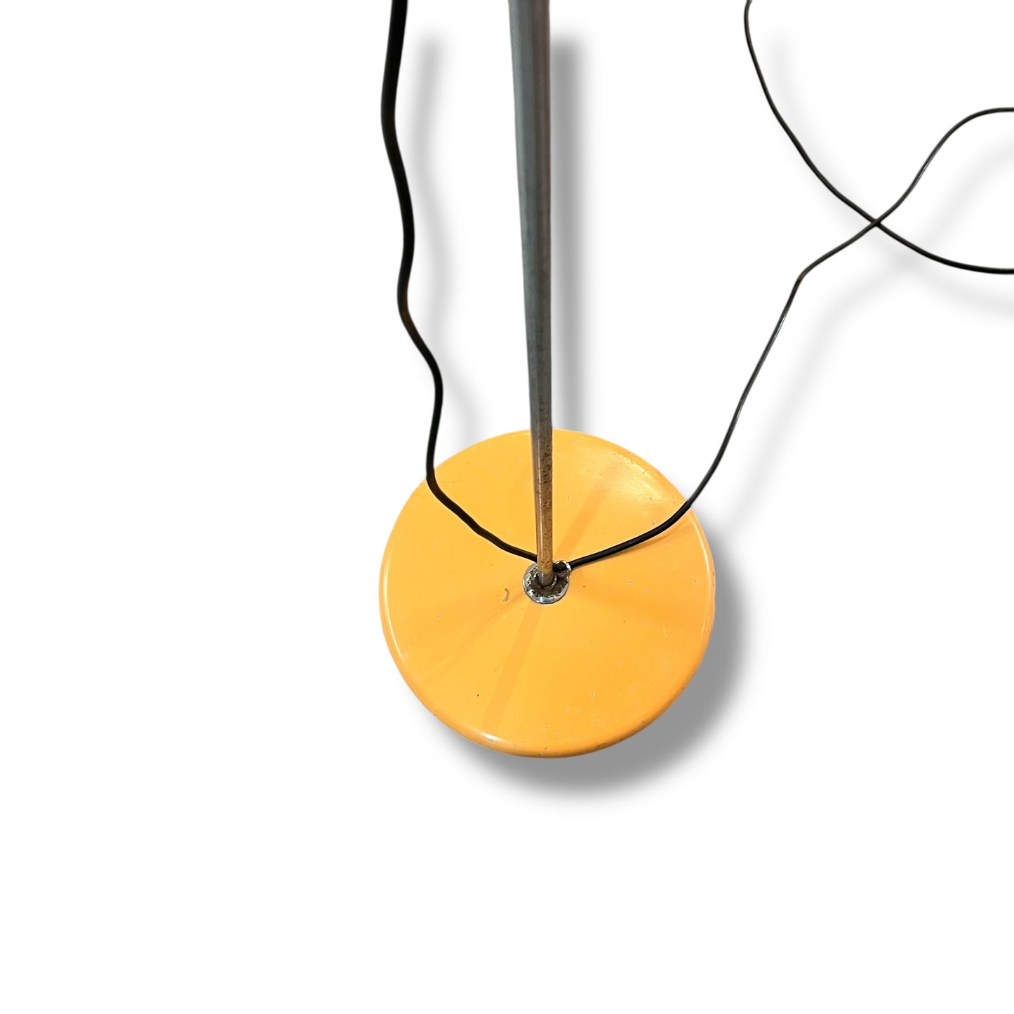 Orange Adjustable Twin Spotlight Floor Lamp