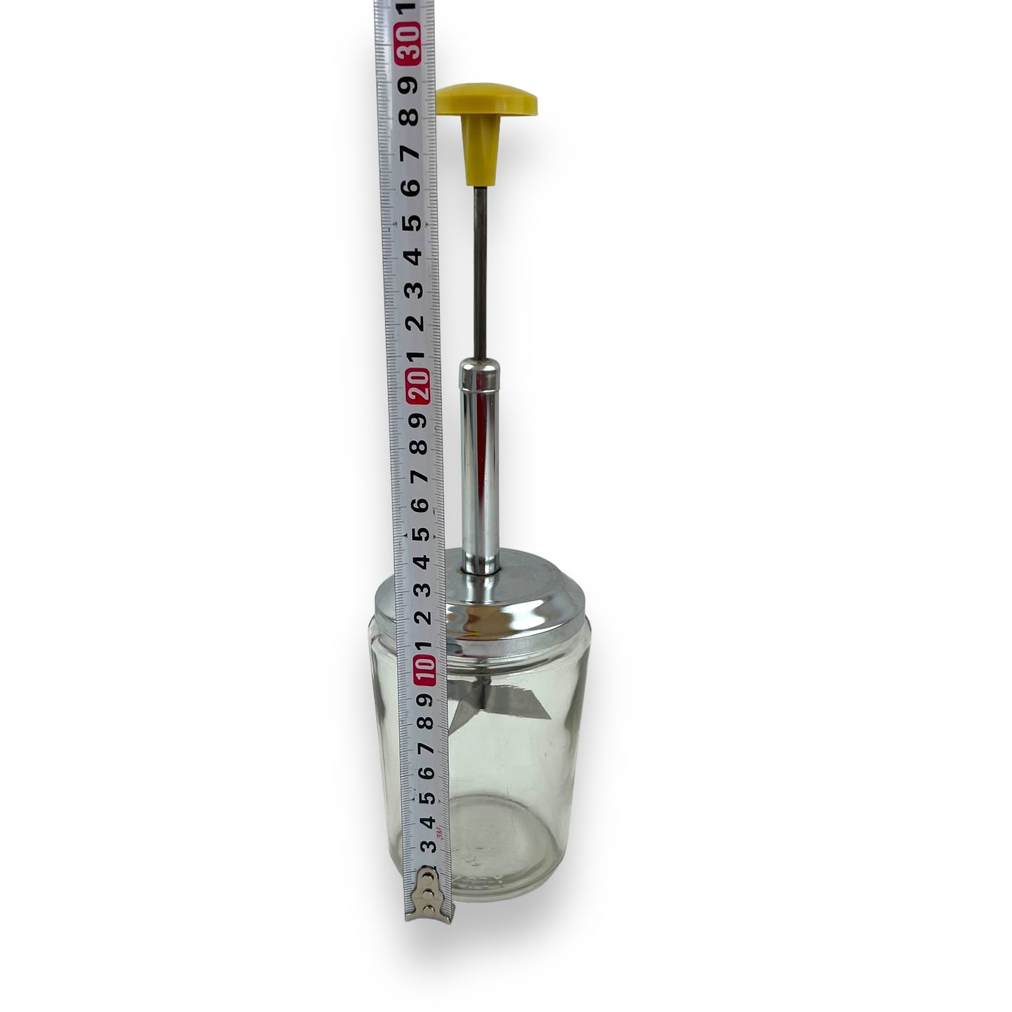Push Top Glass Mixer Jar