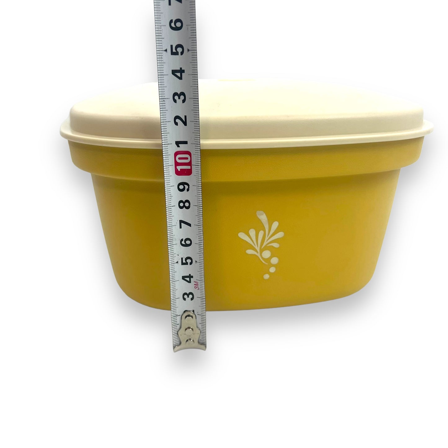 Tupperware Harvest Gold Microwave steamer container