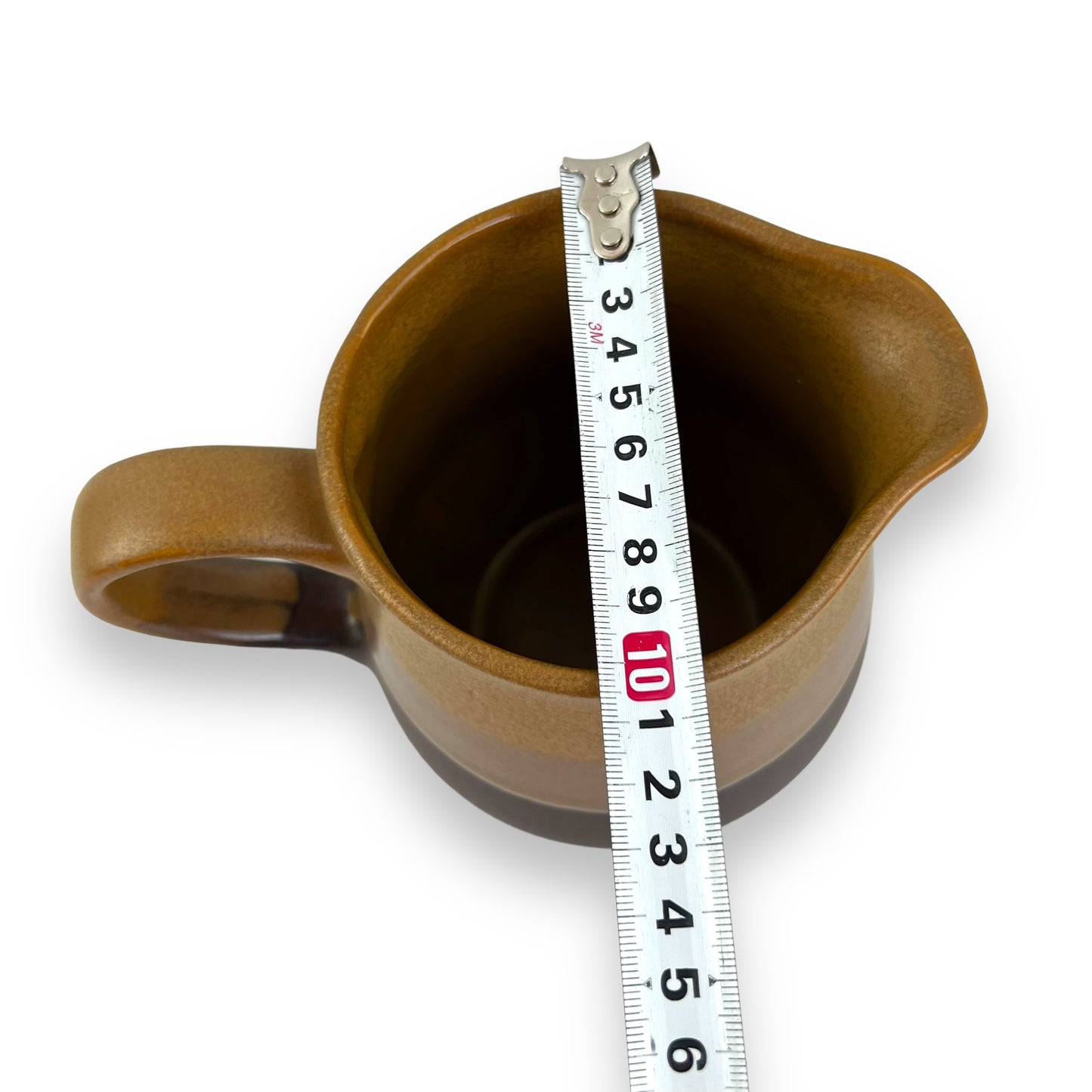 Brown Stripe Ceramic Jug