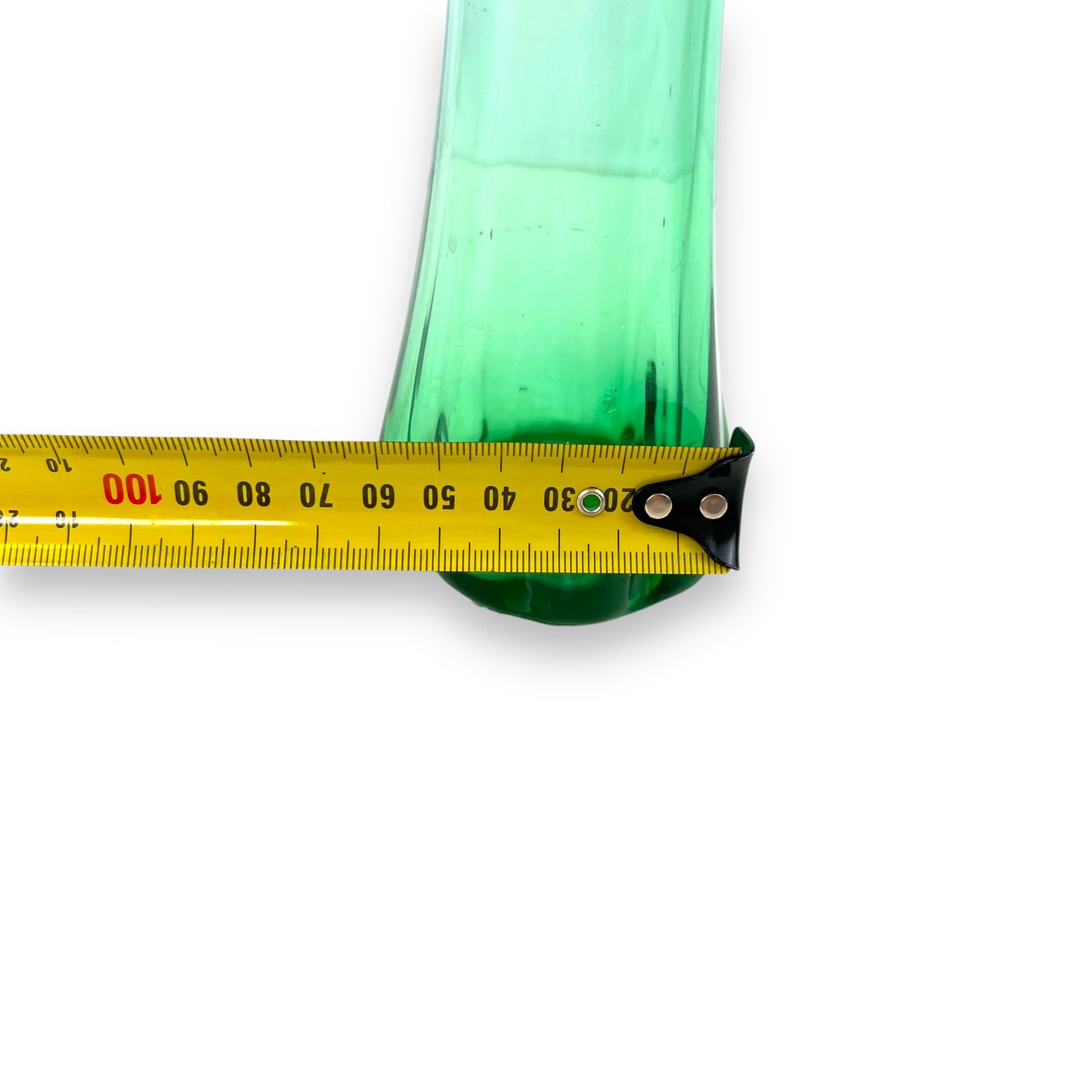 Green Swung Glass Vase