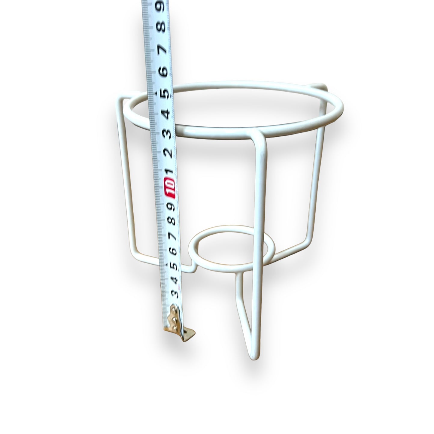 White Metal Fondue Tealight Candle Holder