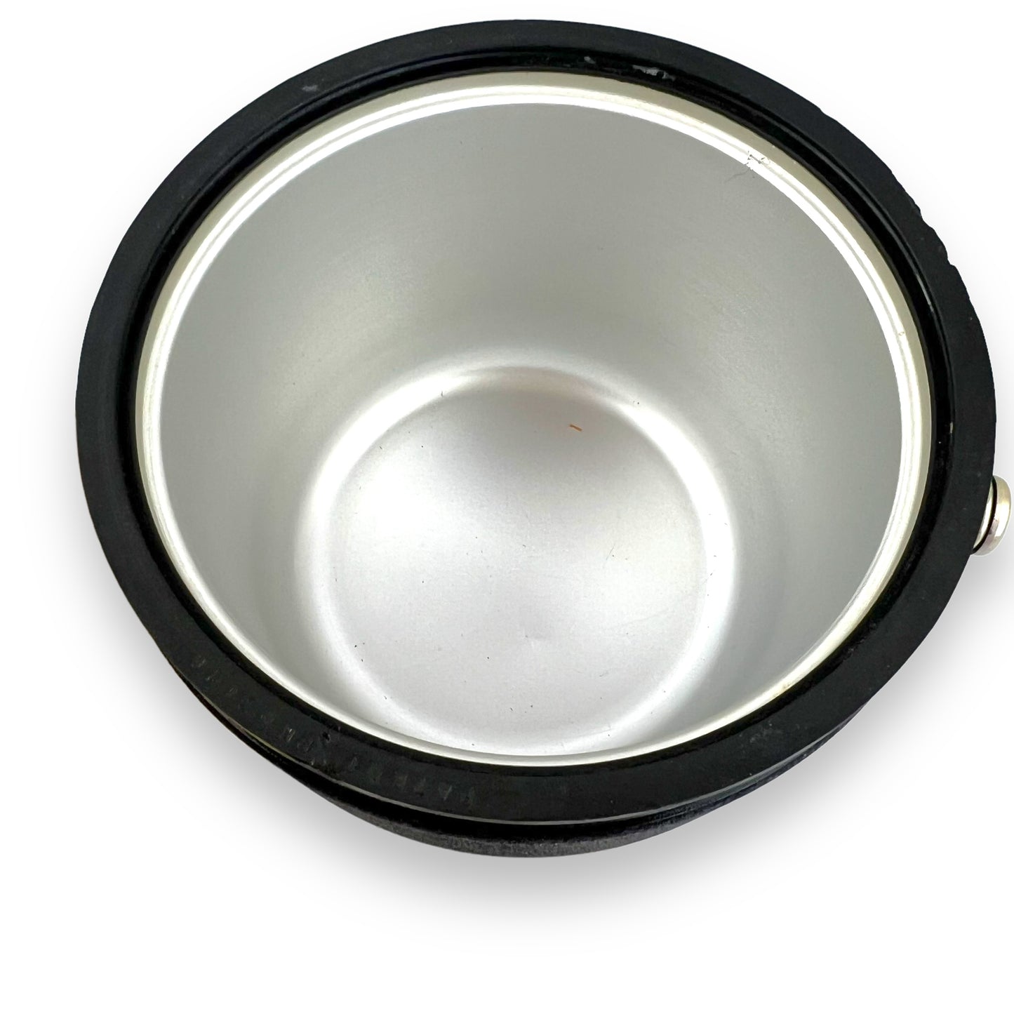Black and Gold Atomic Ice Bucket with Ball Handle
