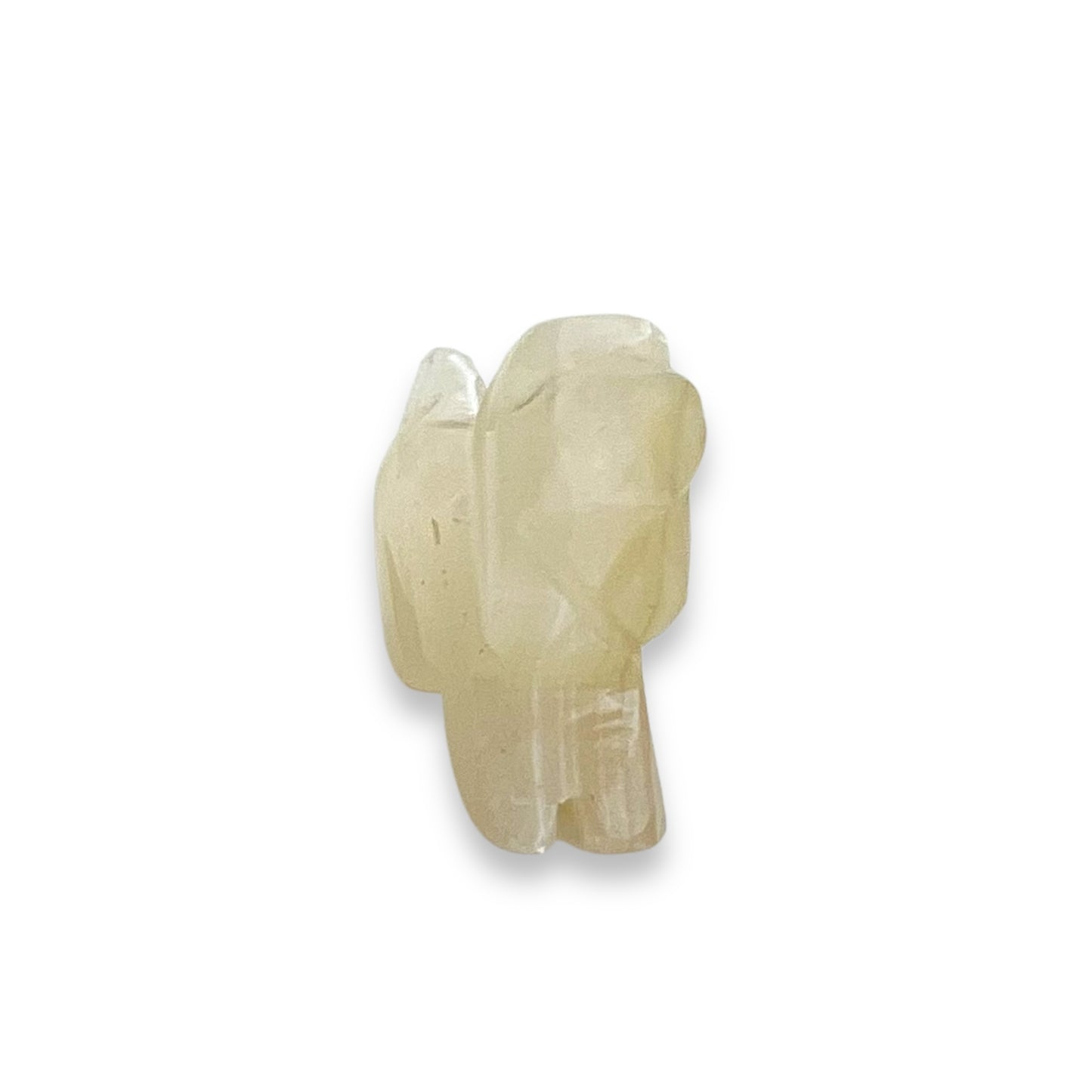Onyx stone carved dog statue ornament
