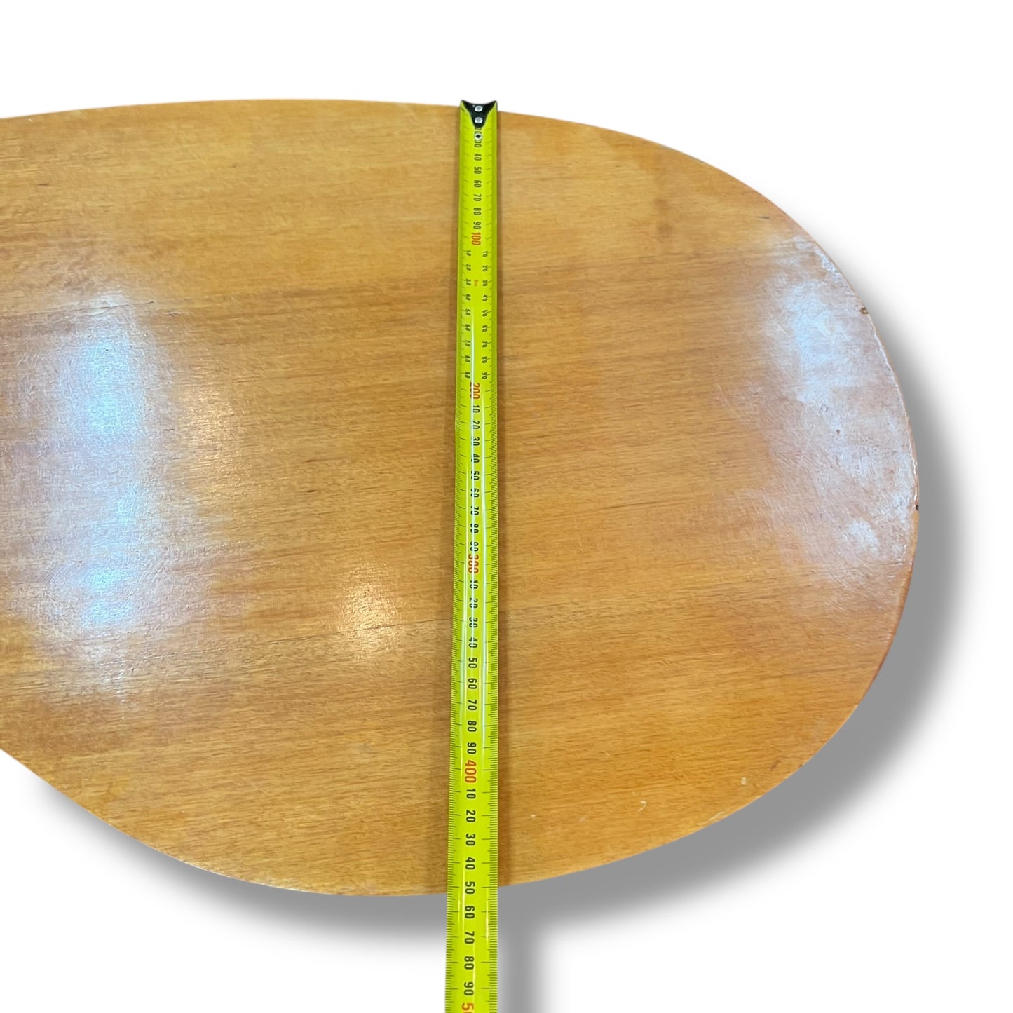 Kidney Shaped Coffee Table with Tapered Legs
