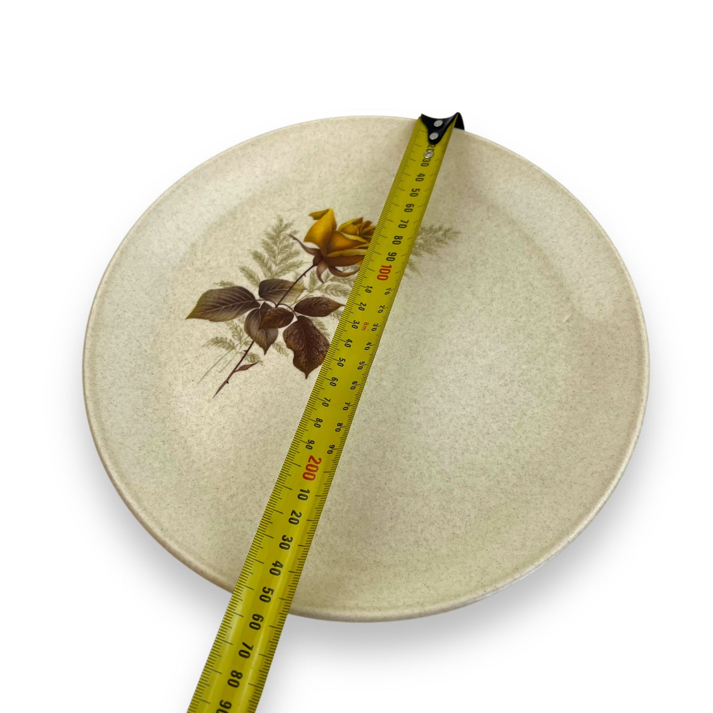 Johnson Australia Yellow Rose Dinner Plate