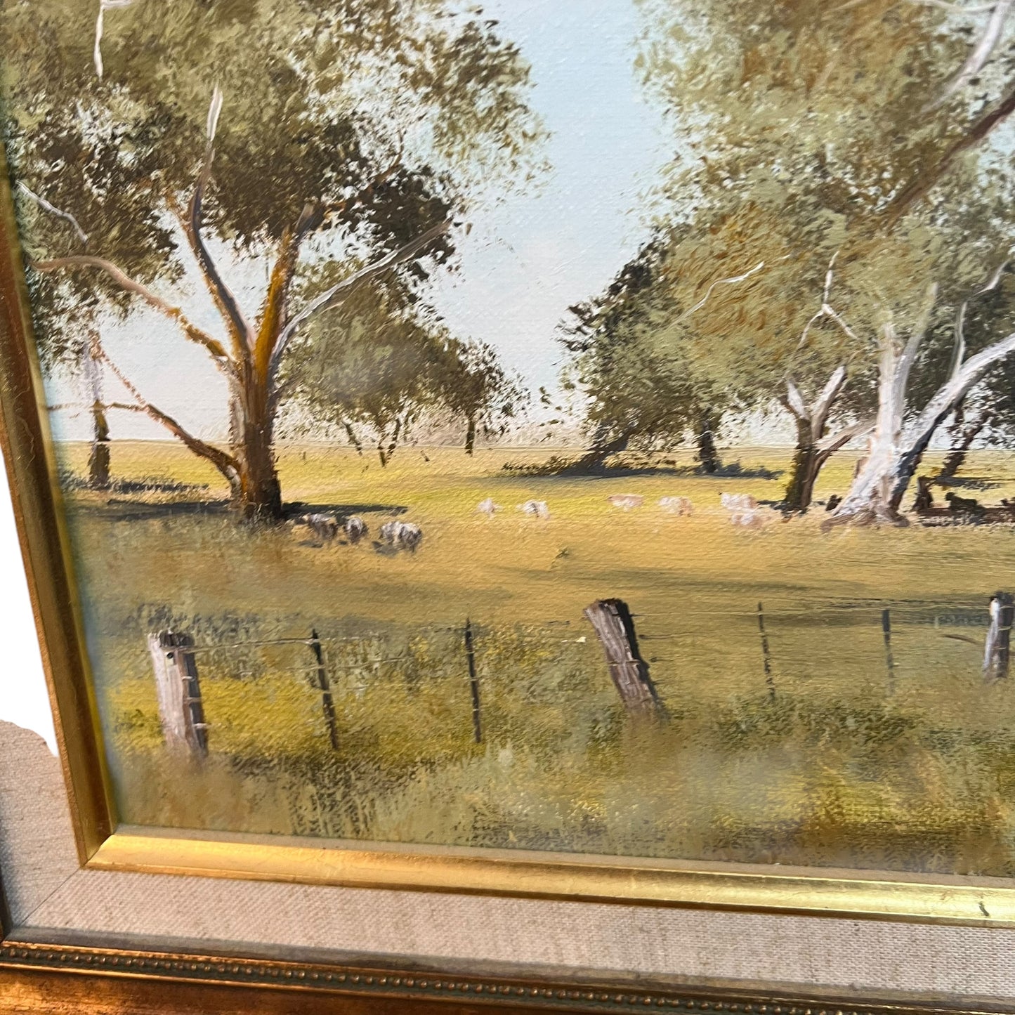 Philip Baker “South of Tocumwal” – Original Australian Pastoral Landscape