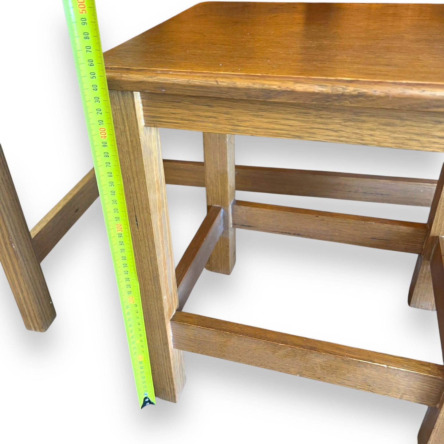 Mid Century Timber Desk and Stool
