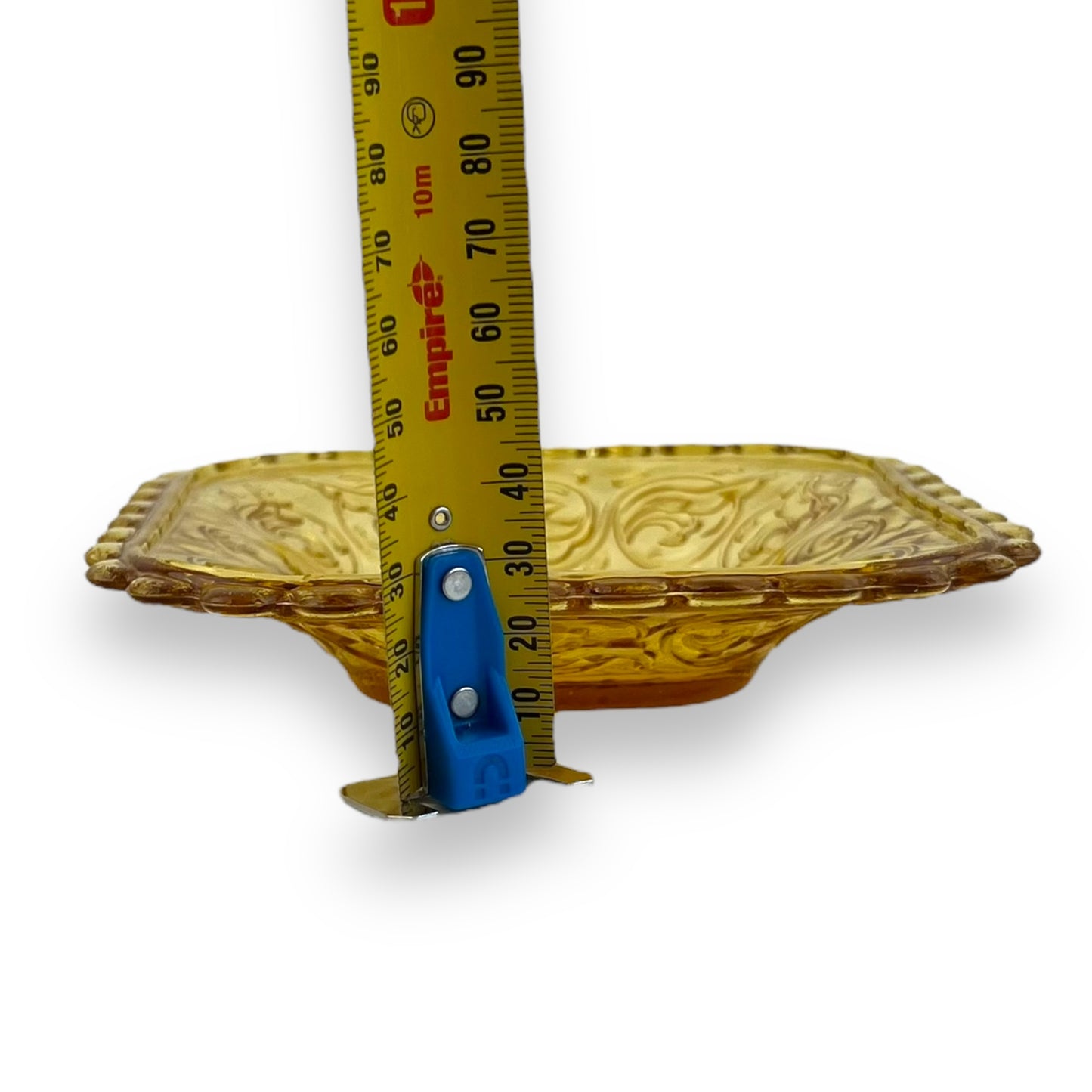 Amber Glass Trinket Dish