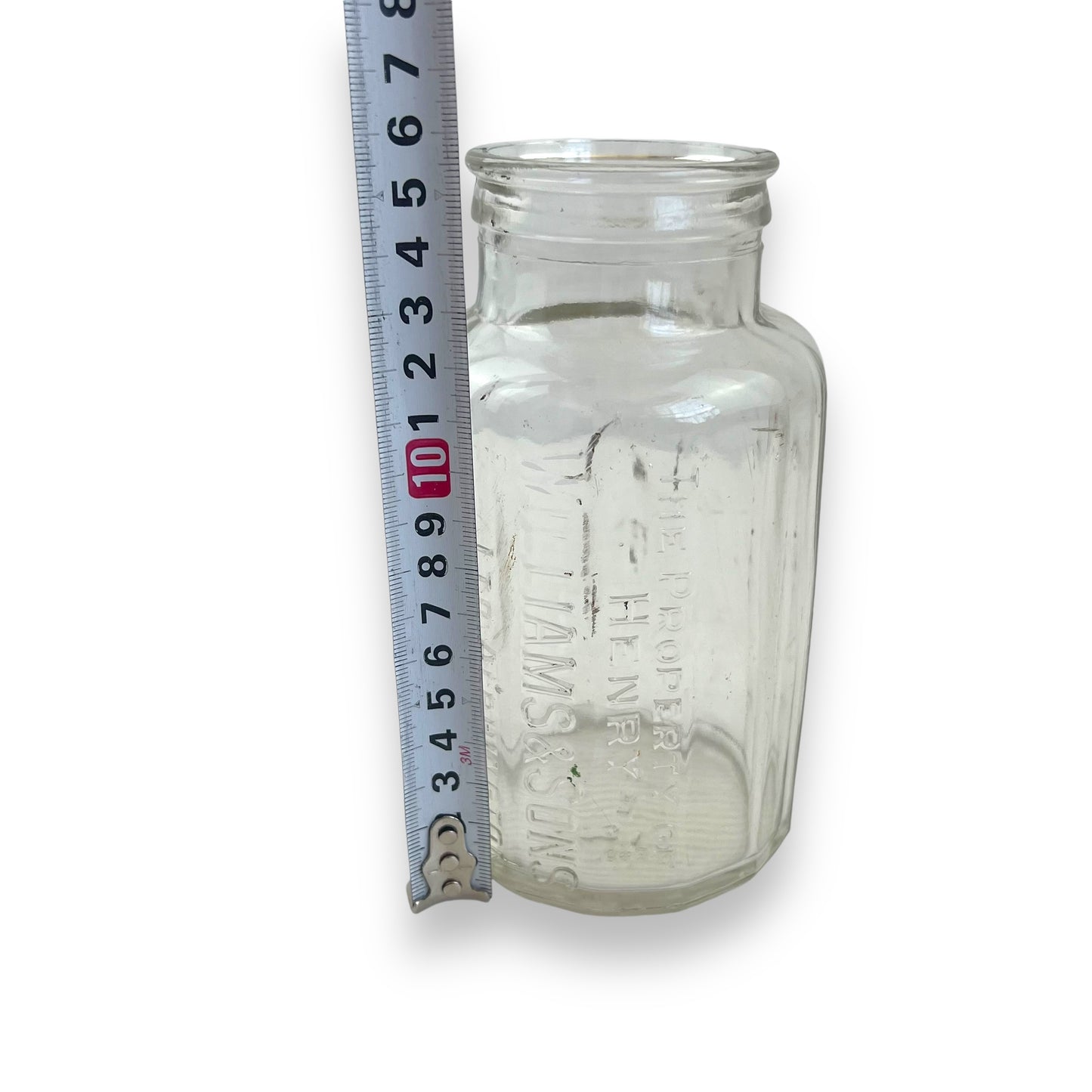 Henry Williams & Sons Glass Jar - Vintage Storage Container
