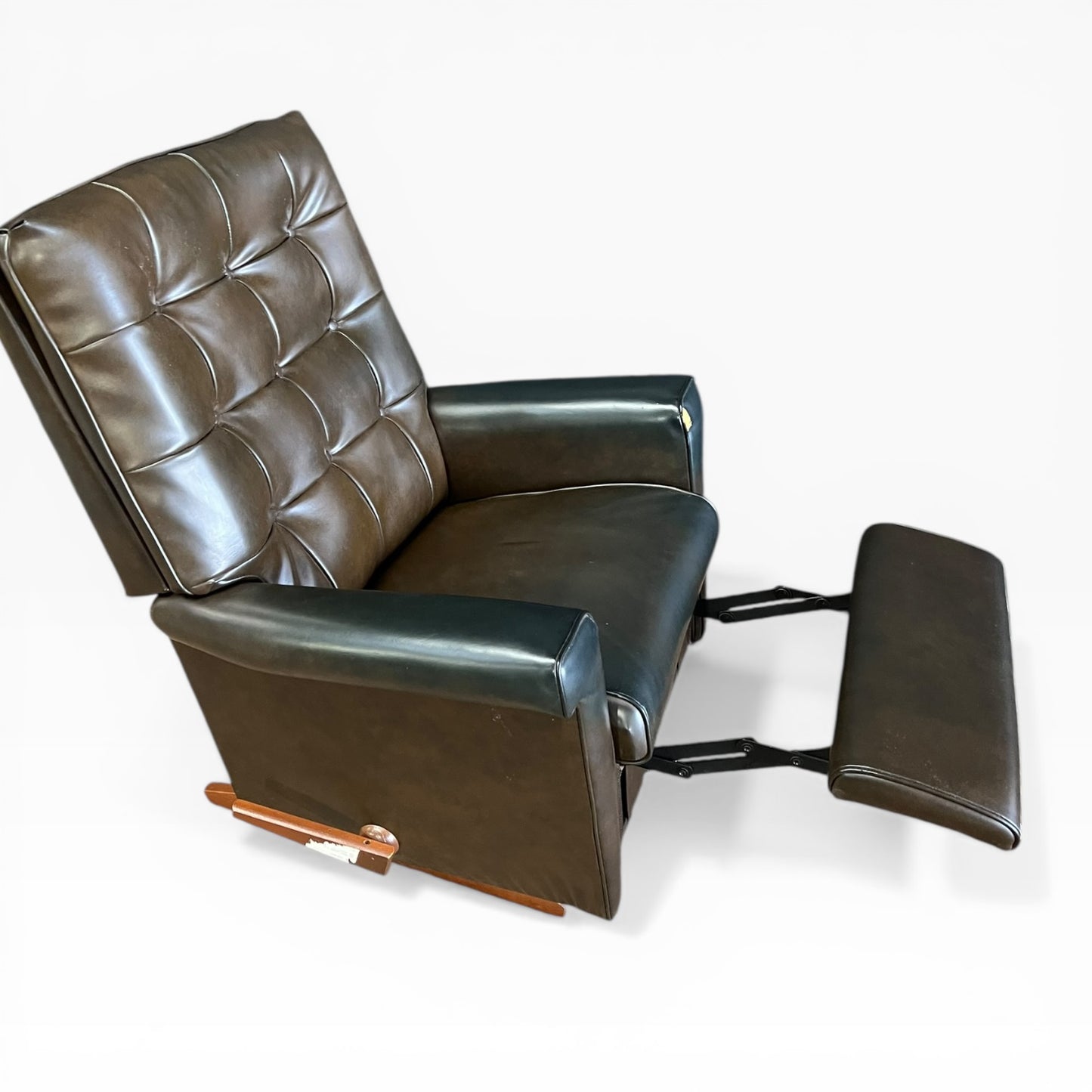 Jason La-Z-Boy Recliner Armchair – Brown Vinyl