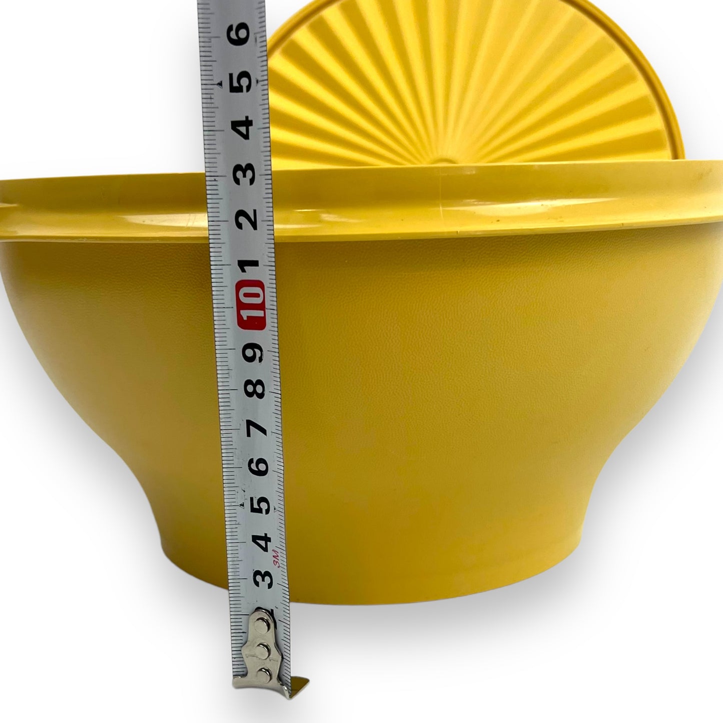 Yellow Tupperware Storage Bowl with lid