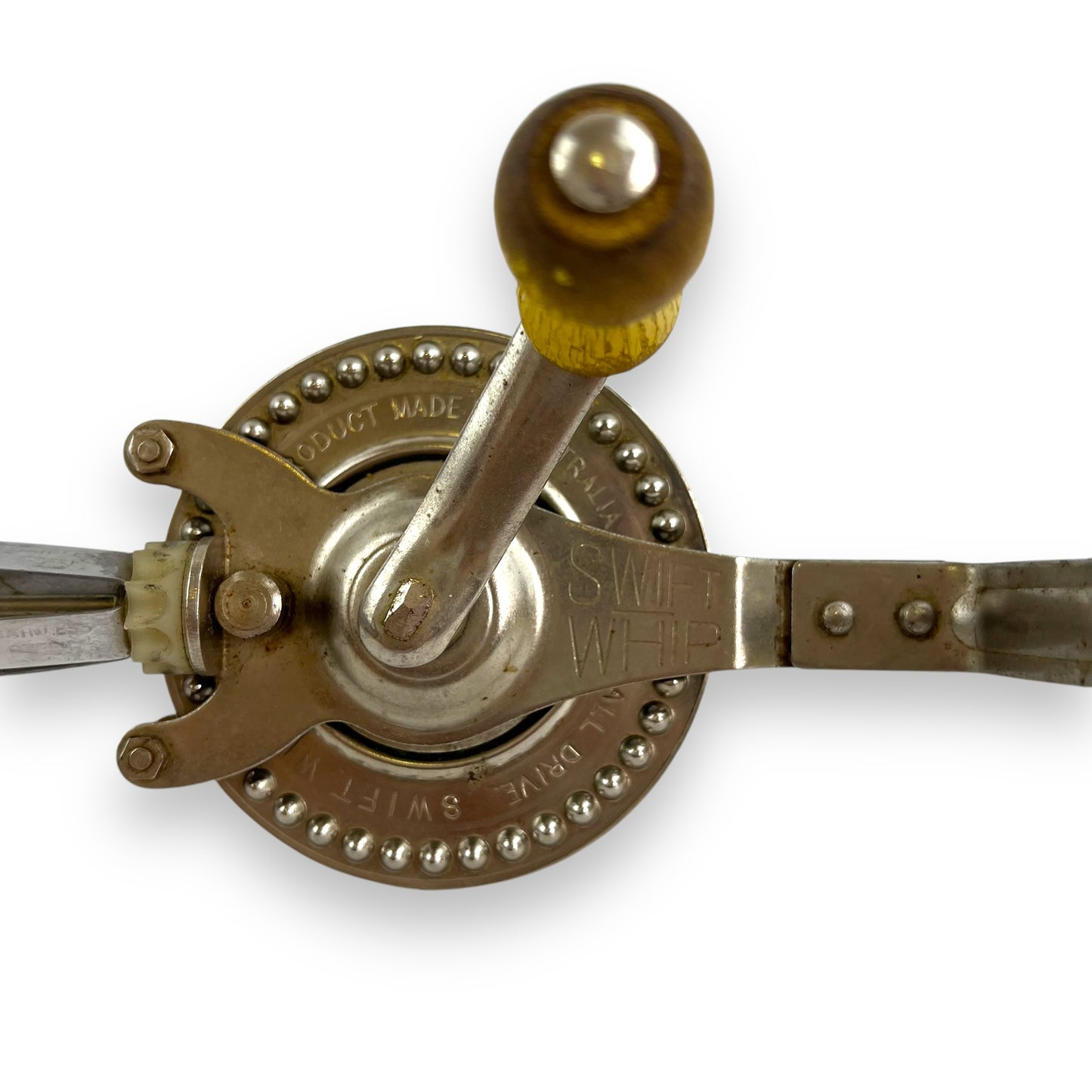 Swiftwhip yellow handle hand beater mixer
