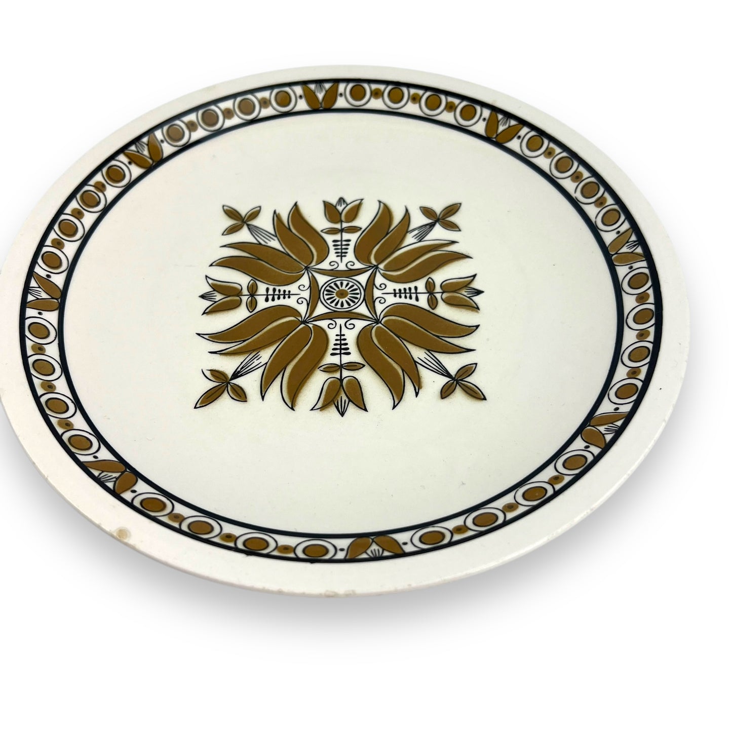 Mikasa Cera-Stone Dinner Plates - Centre Point D804 - Set of 2
