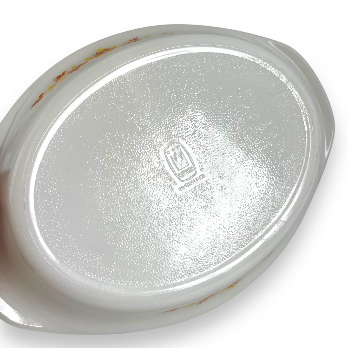 Crown Pyrex Two-Part Serving Dish - Floral Design