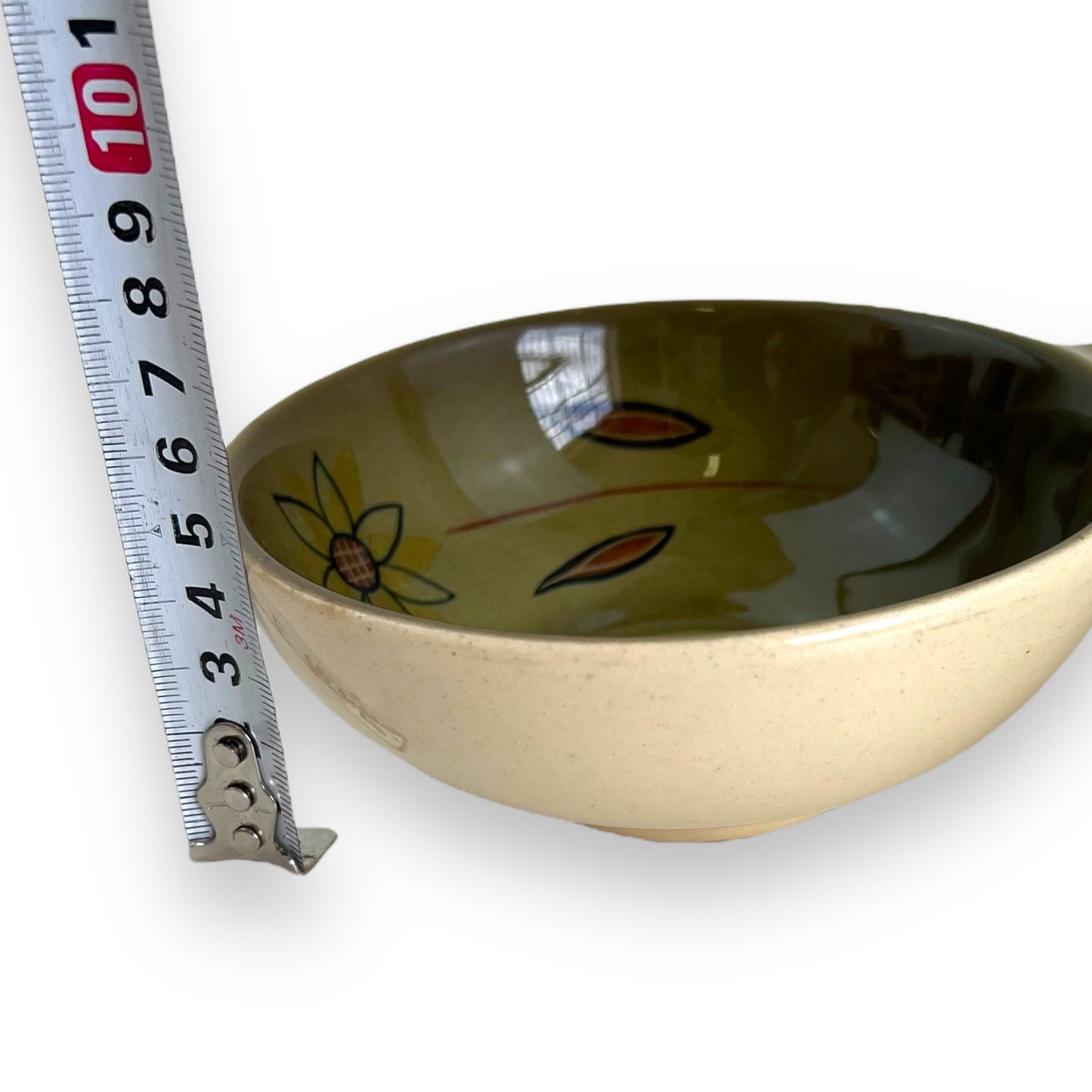 Terra Ceramics Ramekin Set of 2 with flower Handpainted design