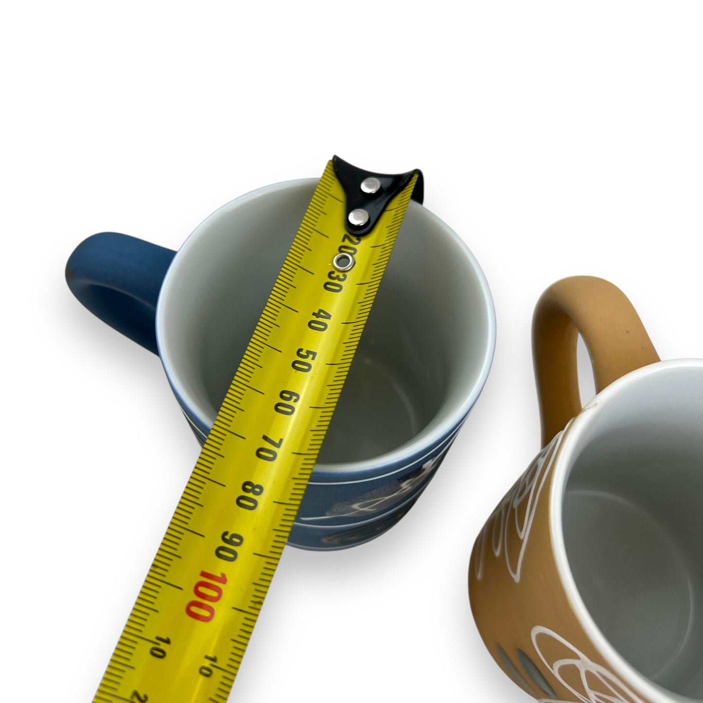 Japan Handpainted Mug Set of 4 (blue x2, beige and pink)