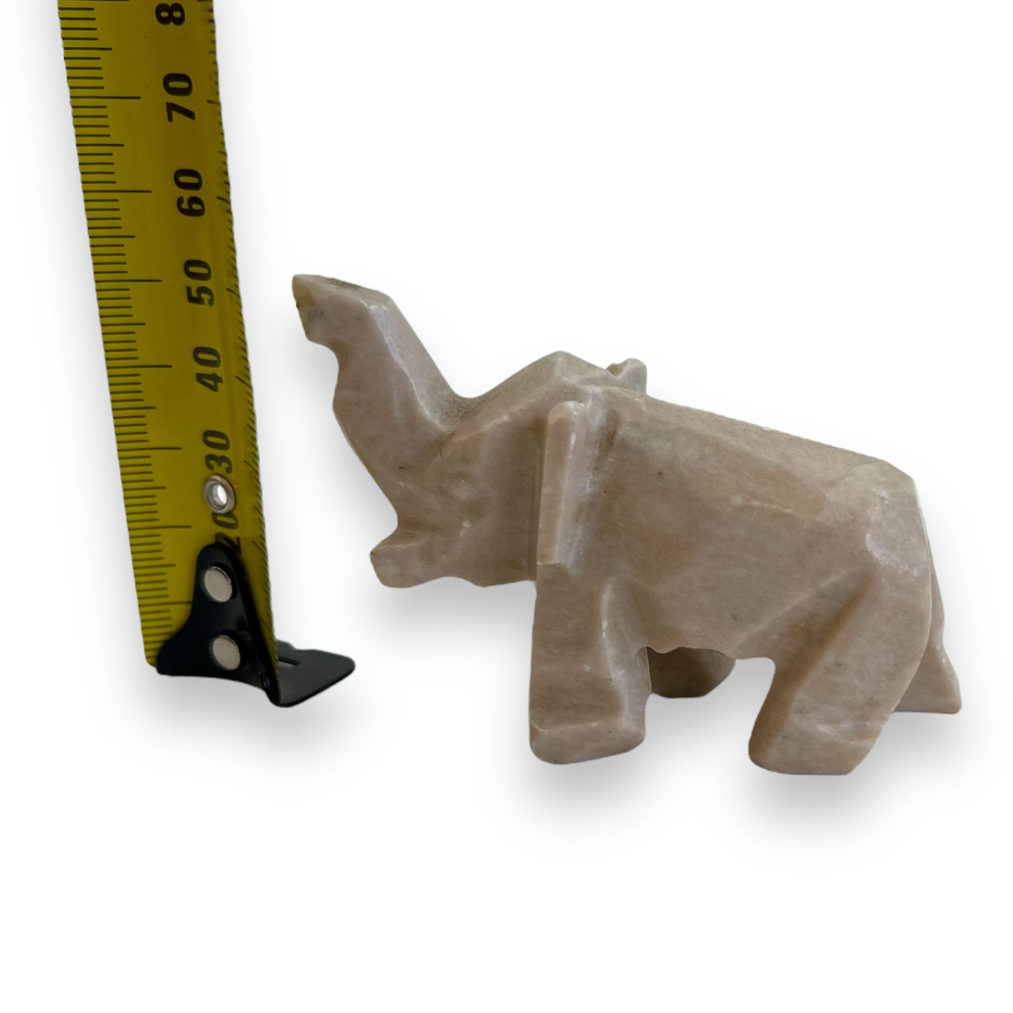 Stone carved elephant ornament statue