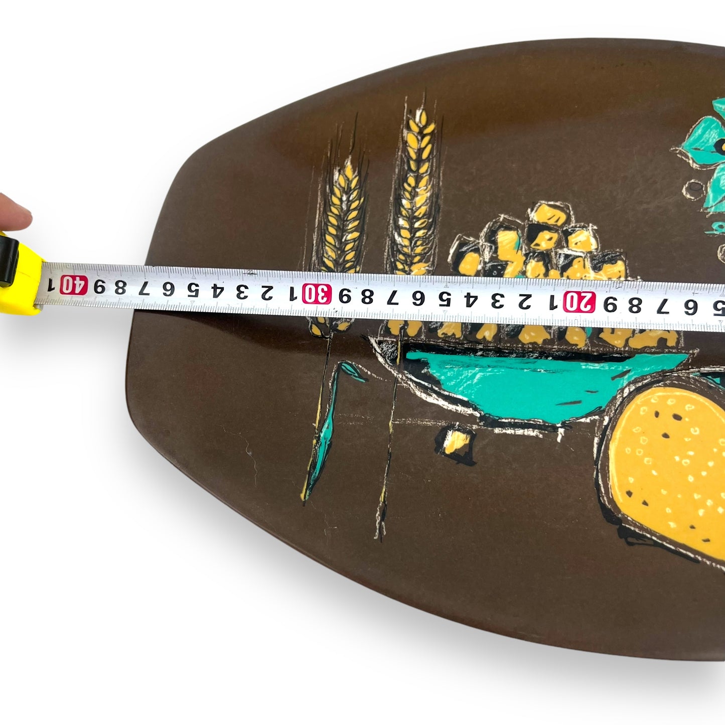 Bessemer Melamine Plate “Bread & Wheat Design” - Made in Australia