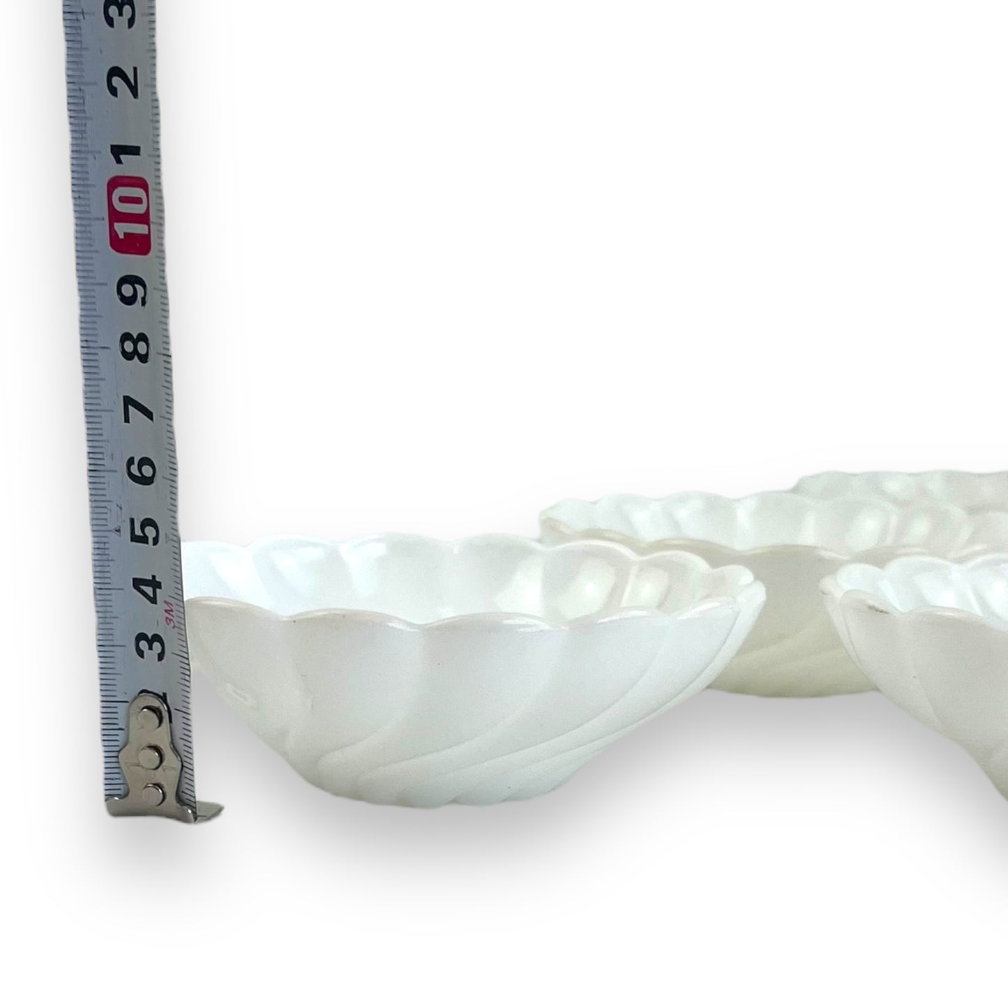 Set of 6 Vintage Milk Glass Bowls