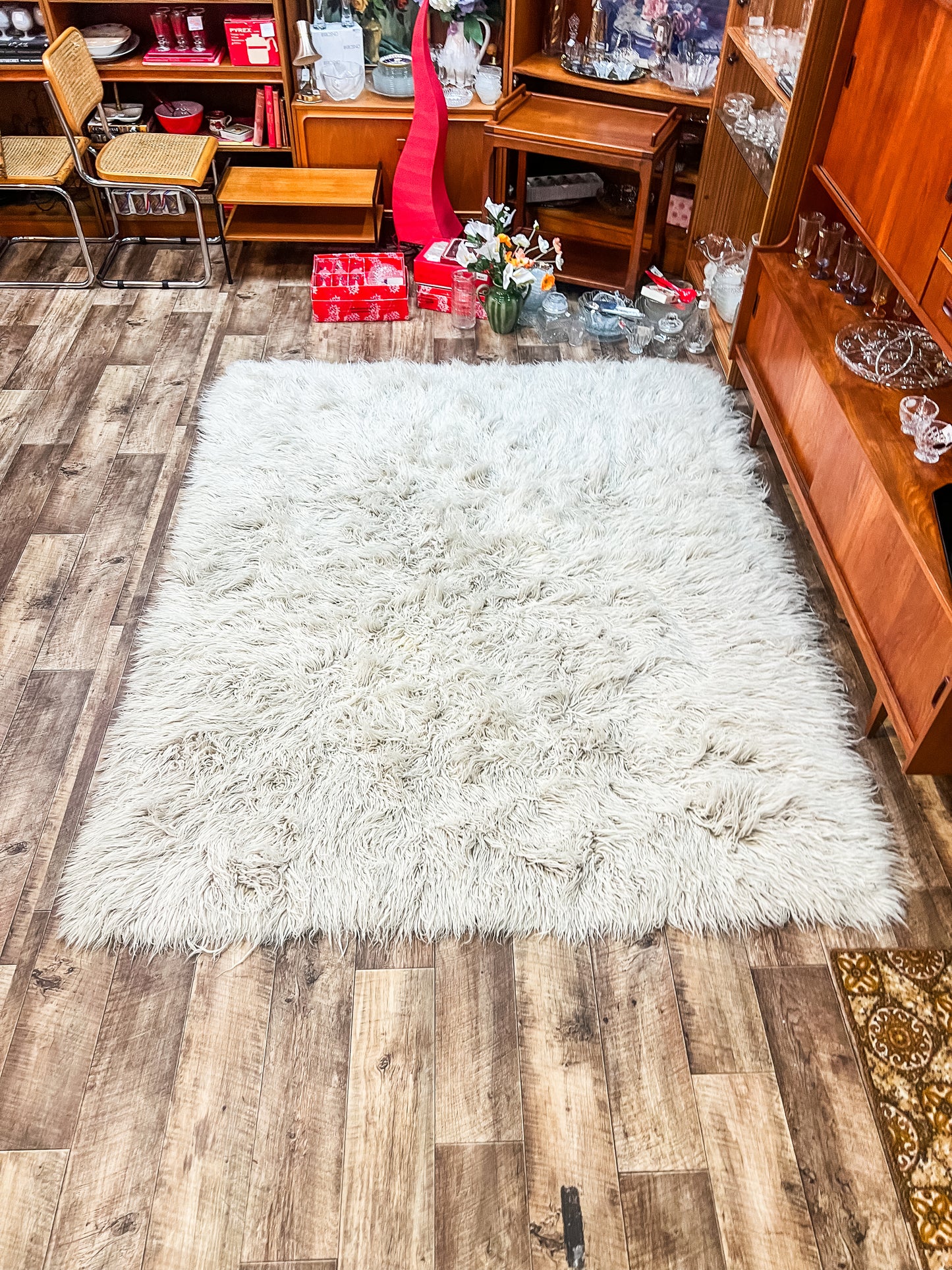 Flokati Shag Rug Soft Cream / Ivory