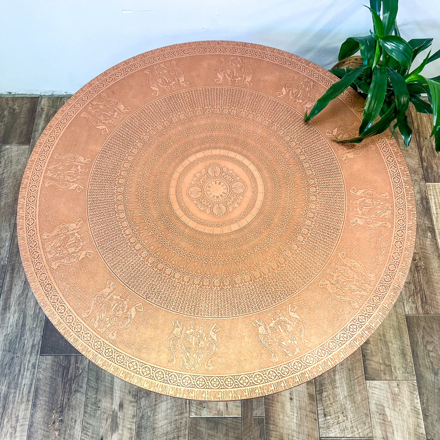 Copper Round Coffee Table