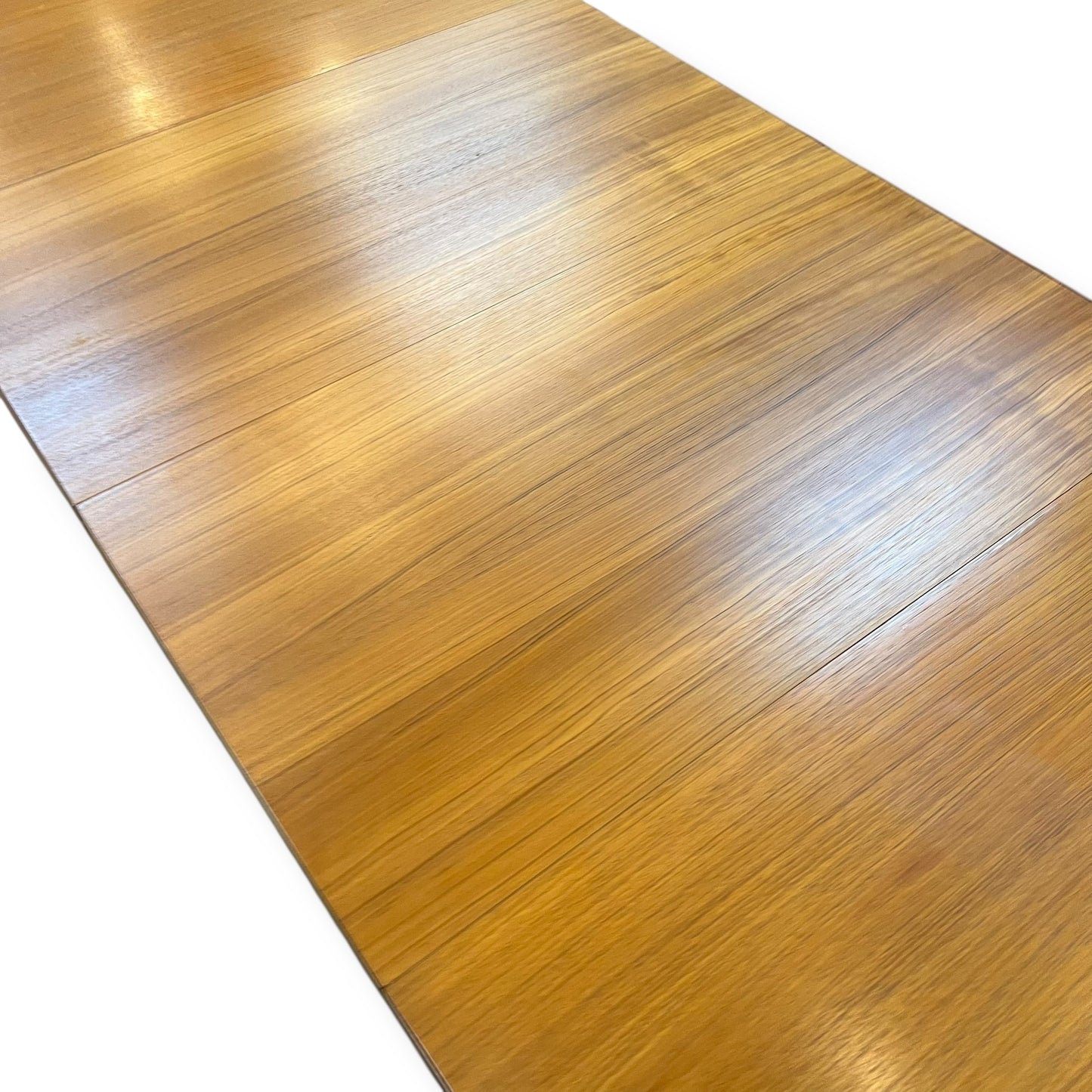 Mid-Century Swedish Teak Extension Dining Table by Skaraborgs Möbelindustri, Tibro